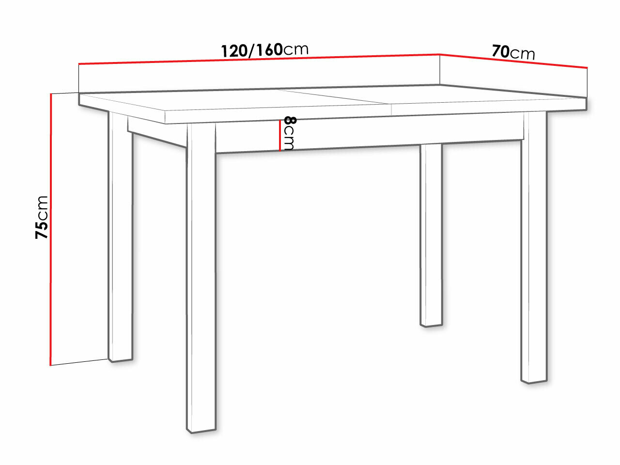 Stol Victorville 111 (Sonoma hrast)