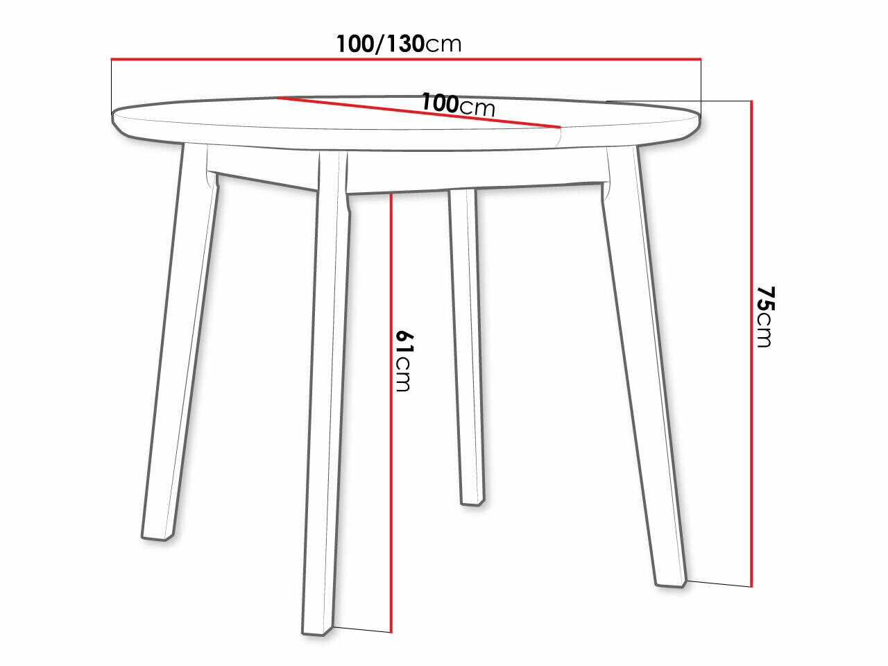 Stol Victorville 184 (Crna)