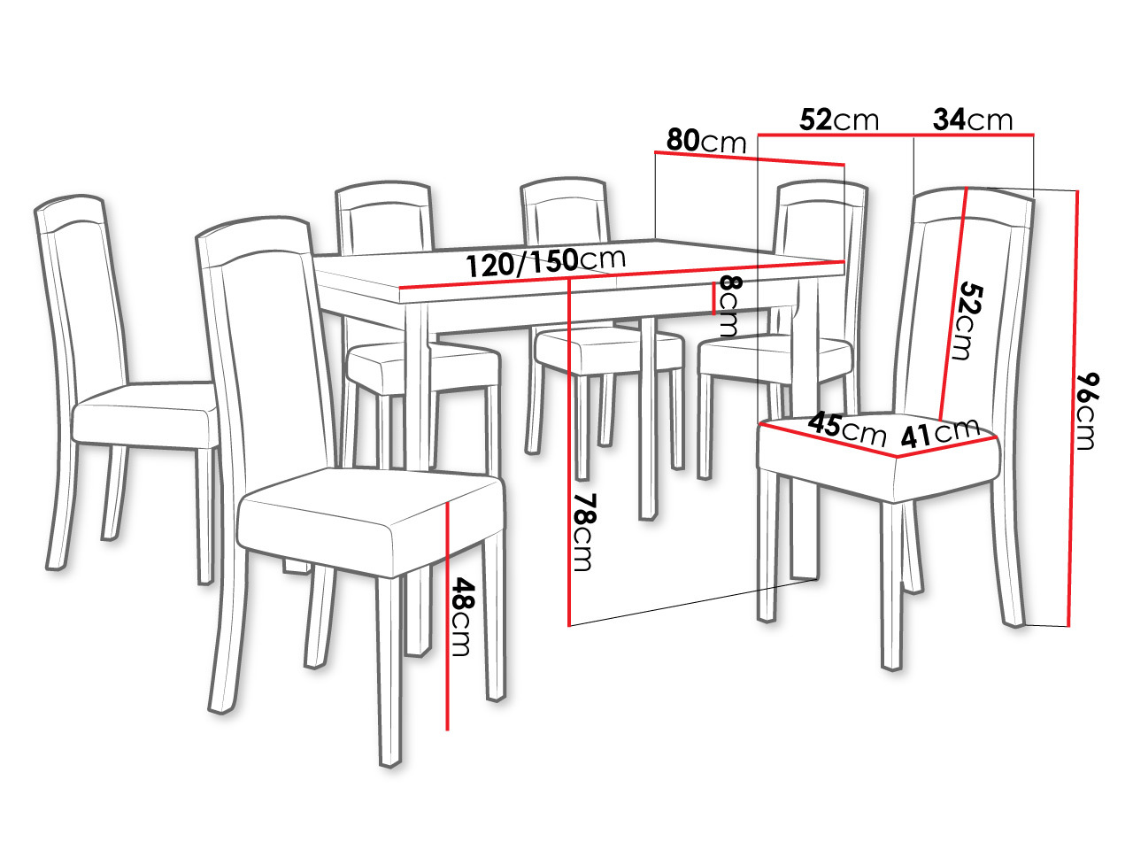 Blagovaonski set Victorville 351 (Bijela)
