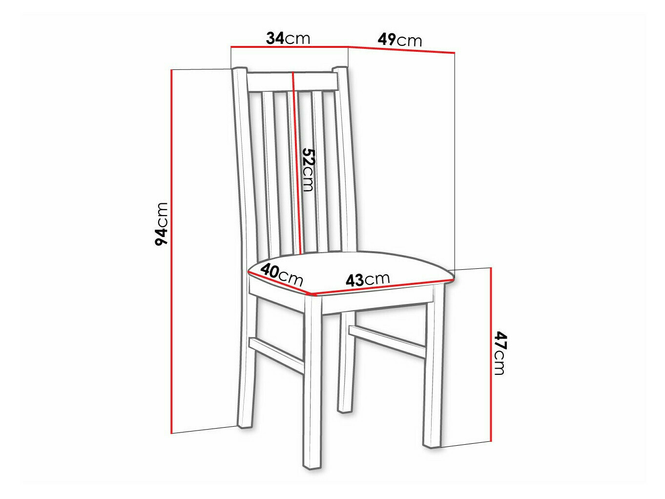 Stolica Victorville 141 (Crna)