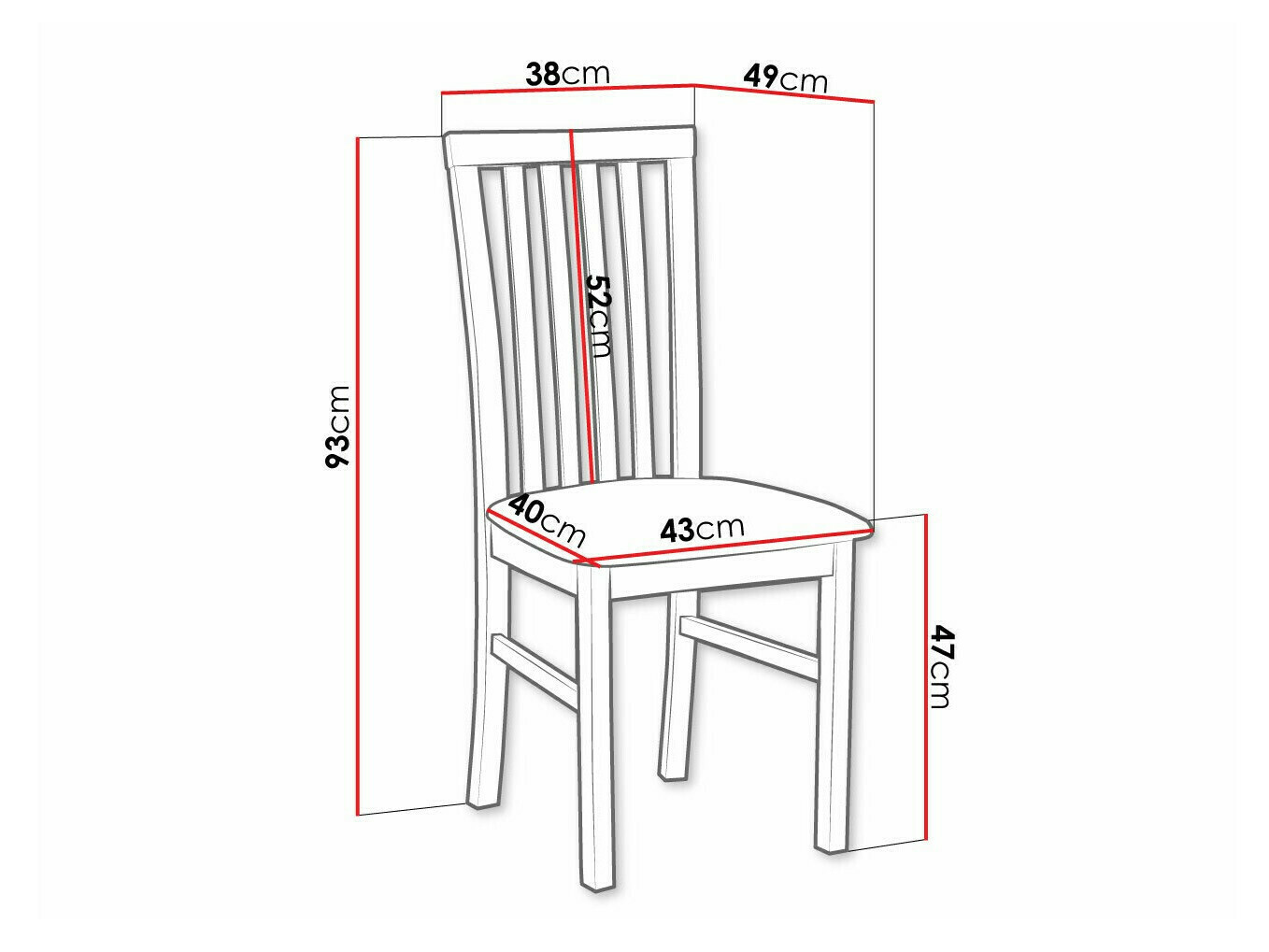 Stolica Victorville 155 (Bijela)