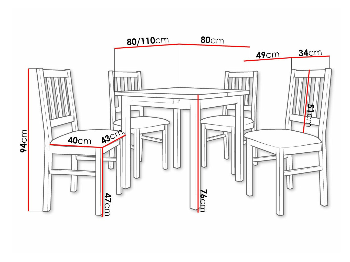 Blagovaonski set Victorville 275 (Orah)