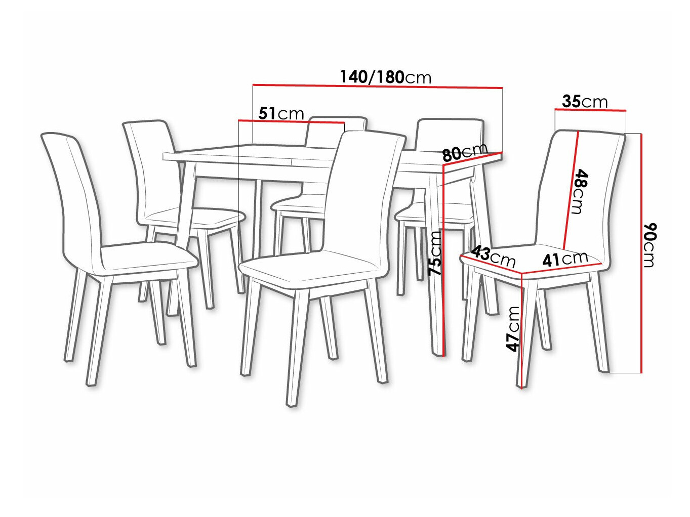 Blagovaonski set Victorville 288 (Grandson hrast + Crna)