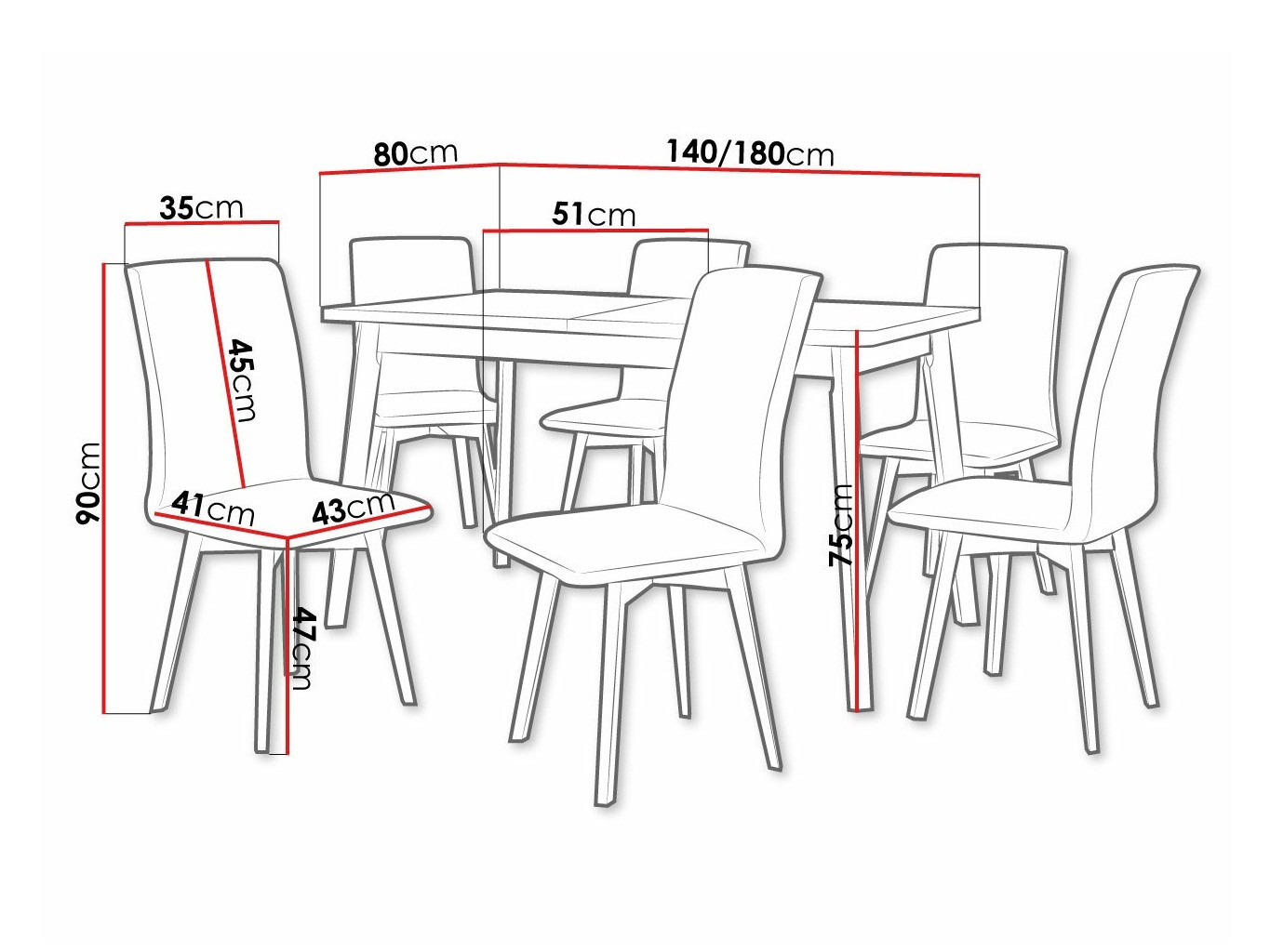 Blagovaonski set Victorville 324 (Crna)