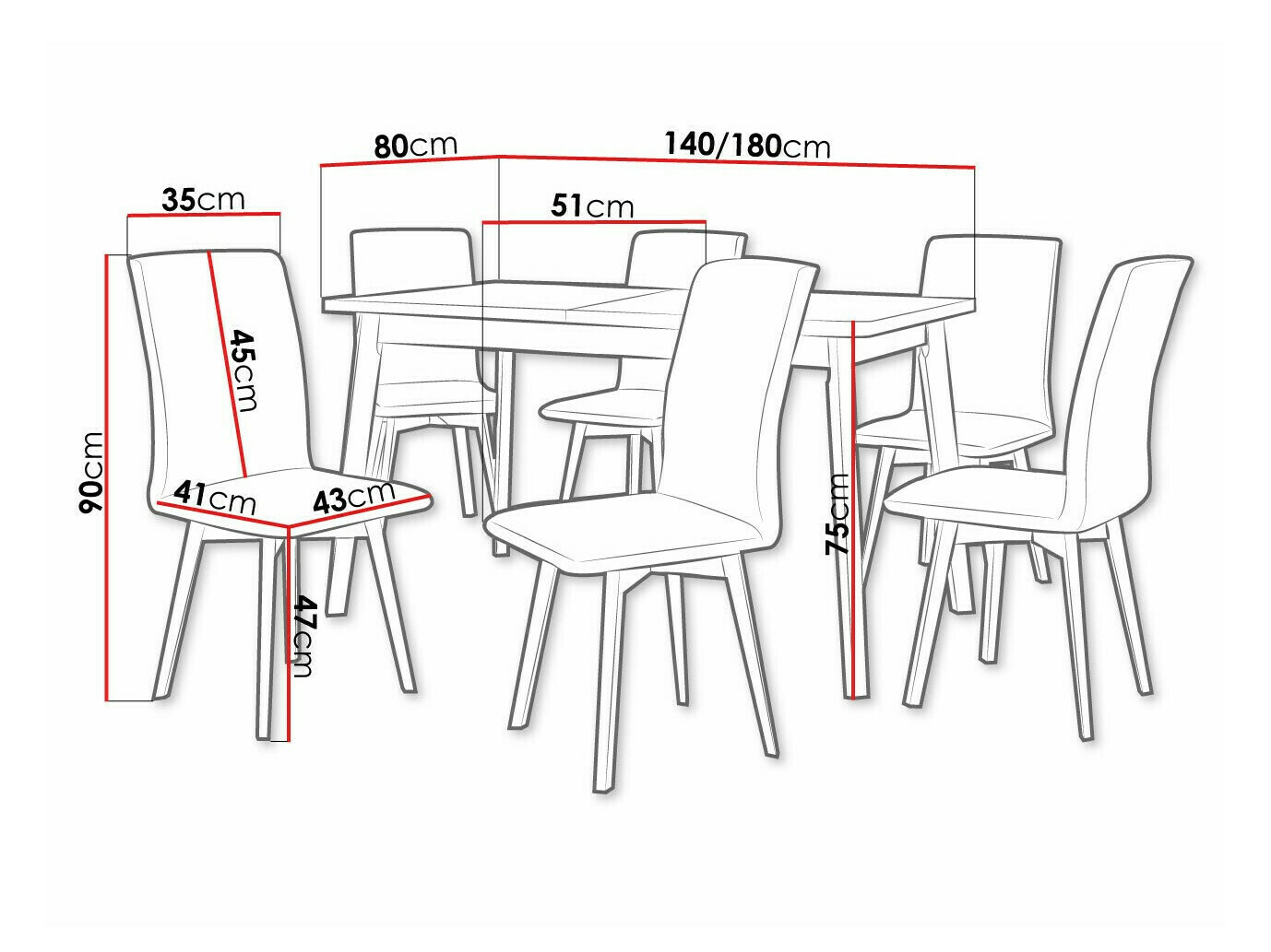 Blagovaonski set Victorville 325 (Bijela)