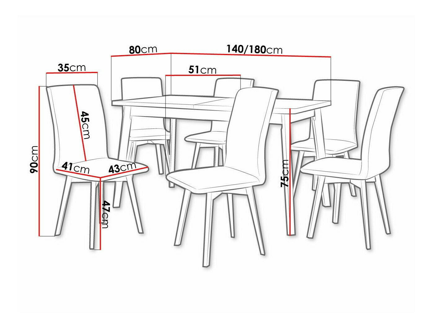Blagovaonski set Victorville 326 (Crna)