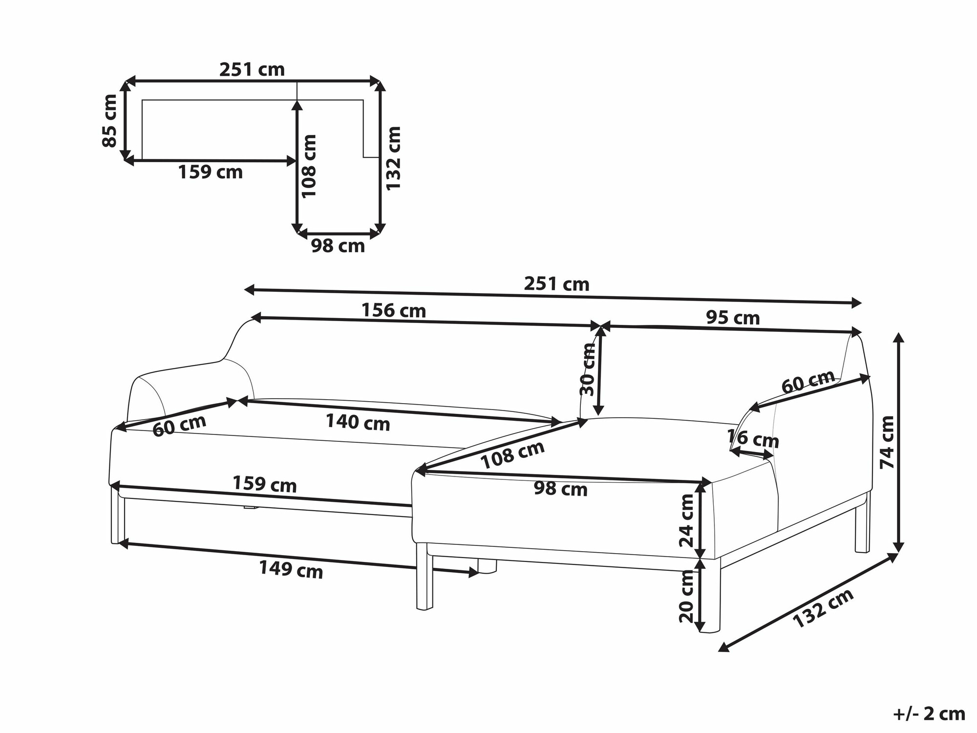 Kutna garnitura Berwyn 2229 (Zelena)