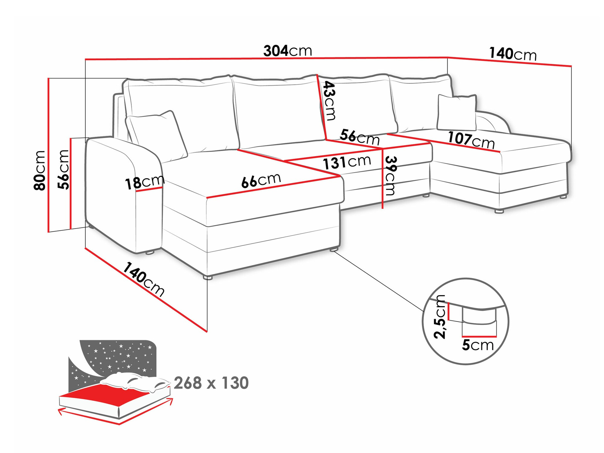 Kutna garnitura Comfivo Melissa III (Lux 06 + Lux 05)