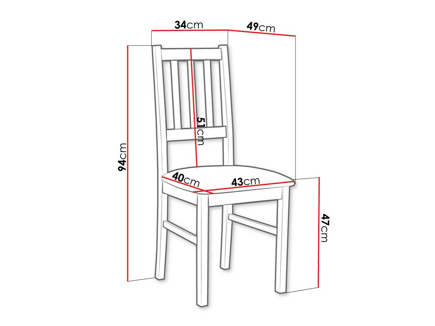 Stolica Victorville 146 (Crna)