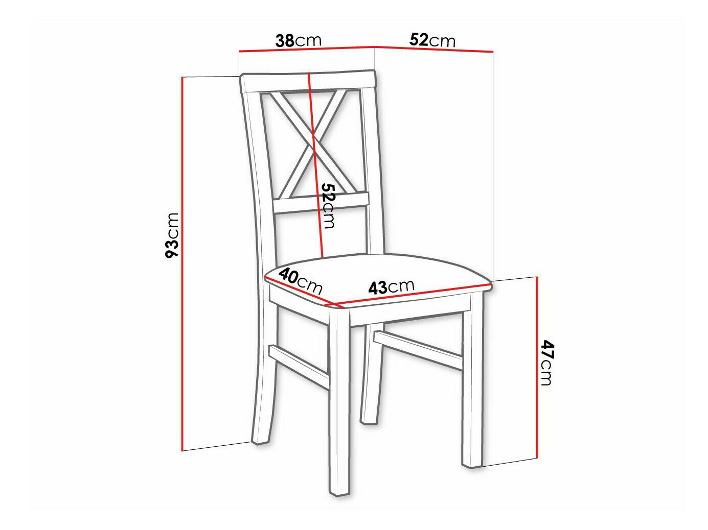 Stolica Victorville 156 (Bijela)