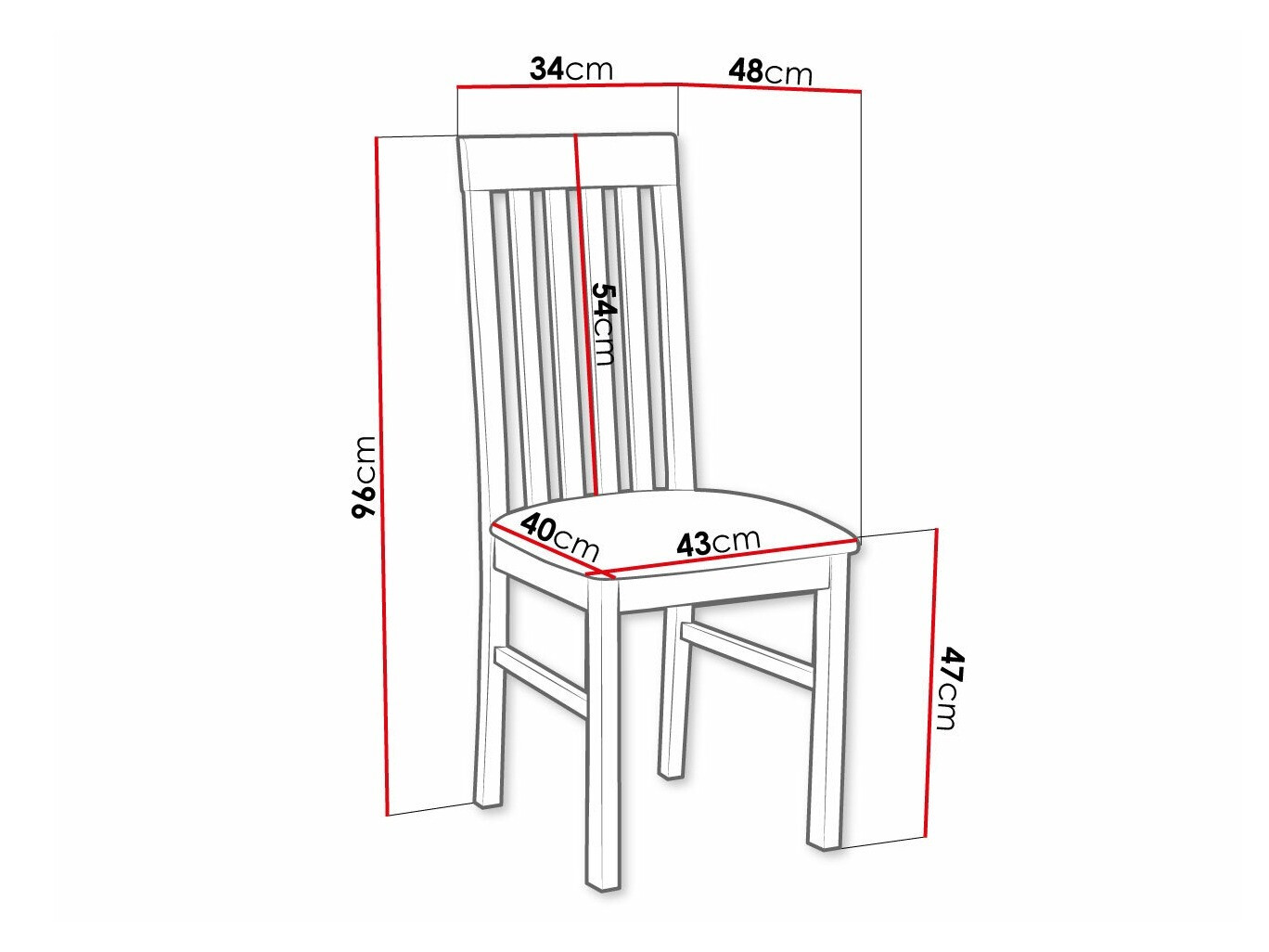 Stolica Victorville 164 (Bijela)