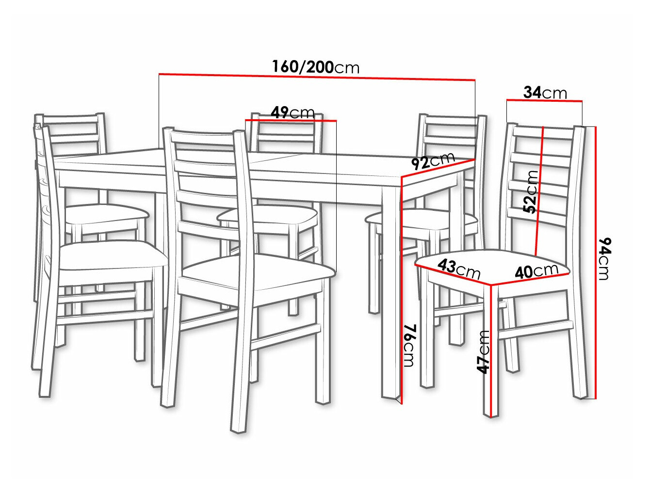 Blagovaonski set Victorville 307 (Bijela)