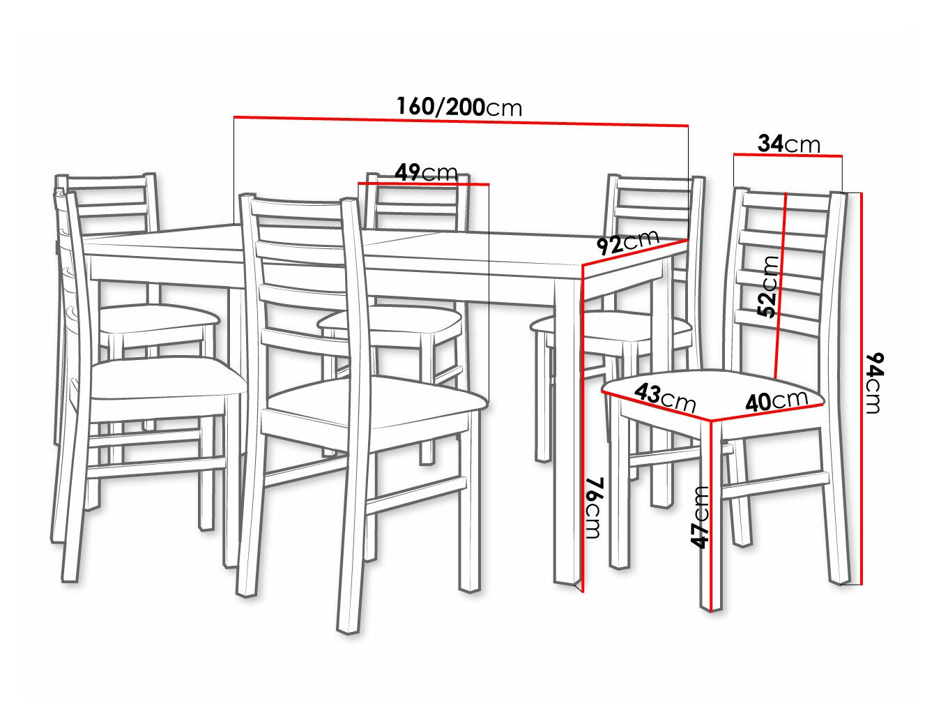 Blagovaonski set Victorville 307 (Orah)
