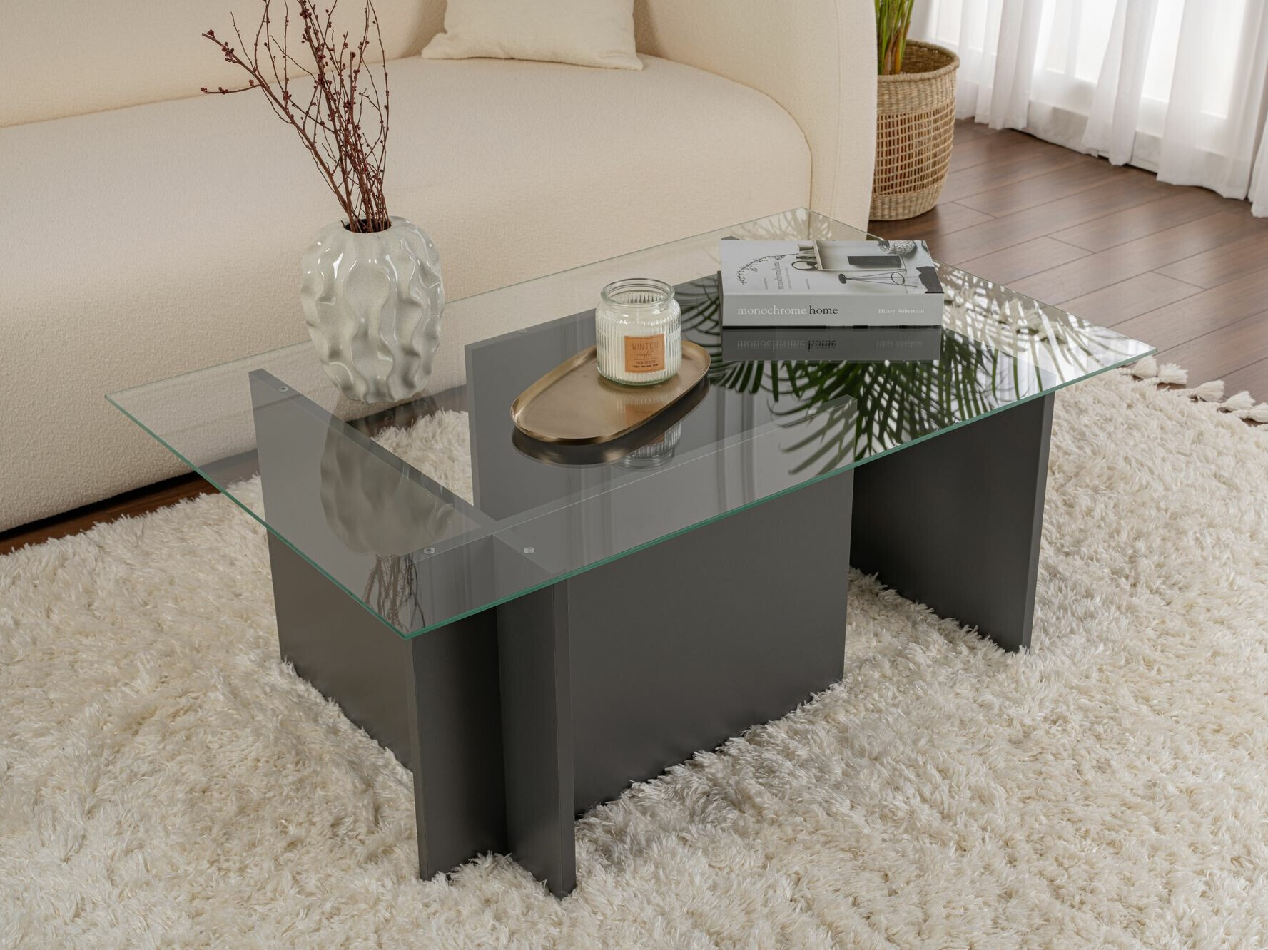 Stolić za kavu Novato 112 (Antracit)