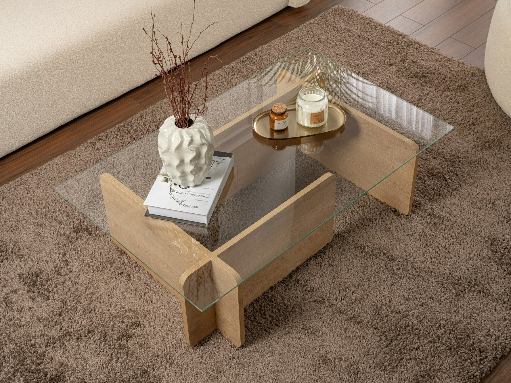 Stolić za kavu Novato 113 (Hrast u boji meda)