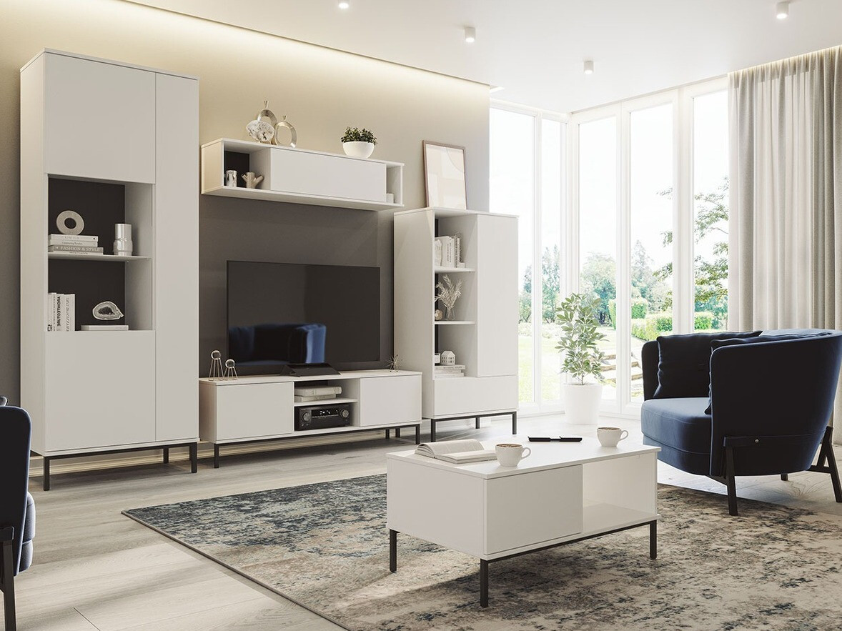 Set za dnevni boravak Lomsore 108 (Bijela)