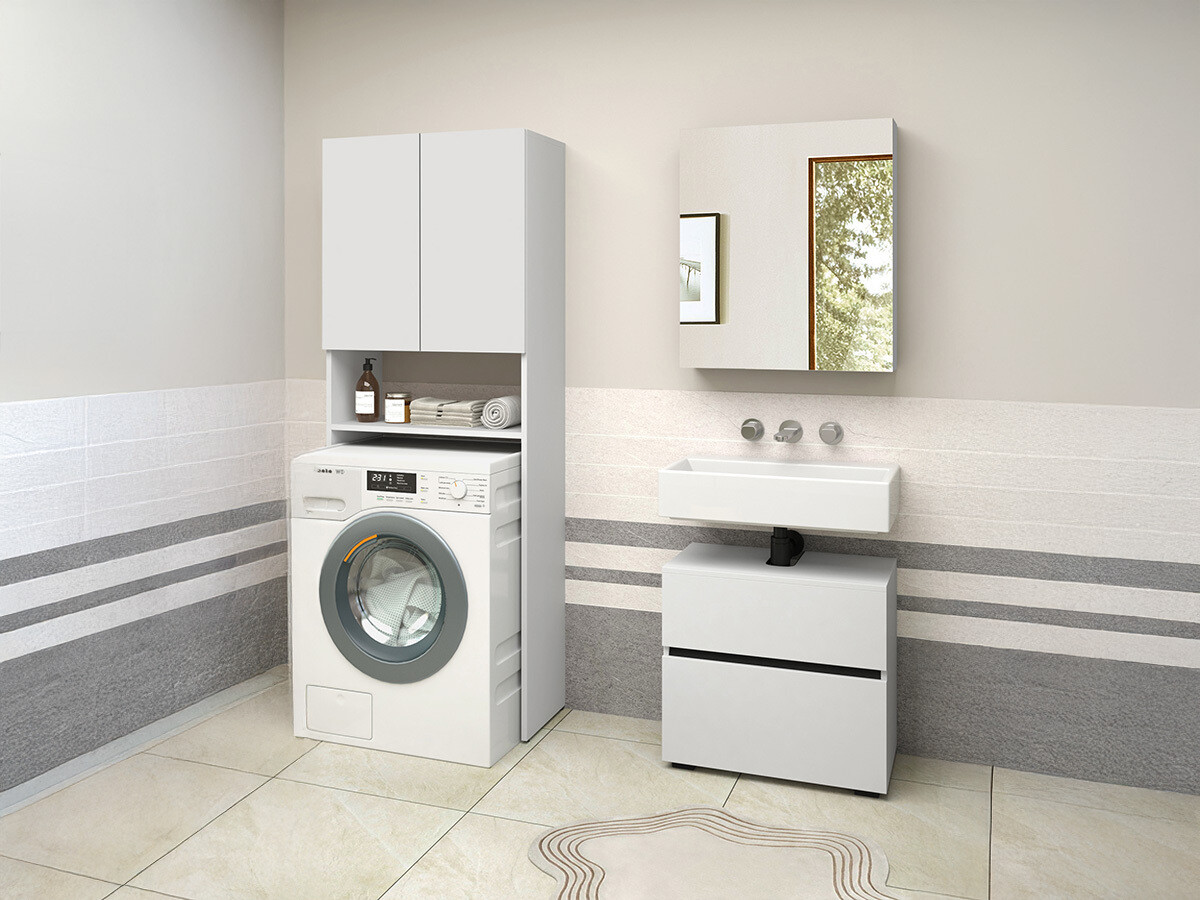 Kupaonska polica Soncamu 114 (Bijela)