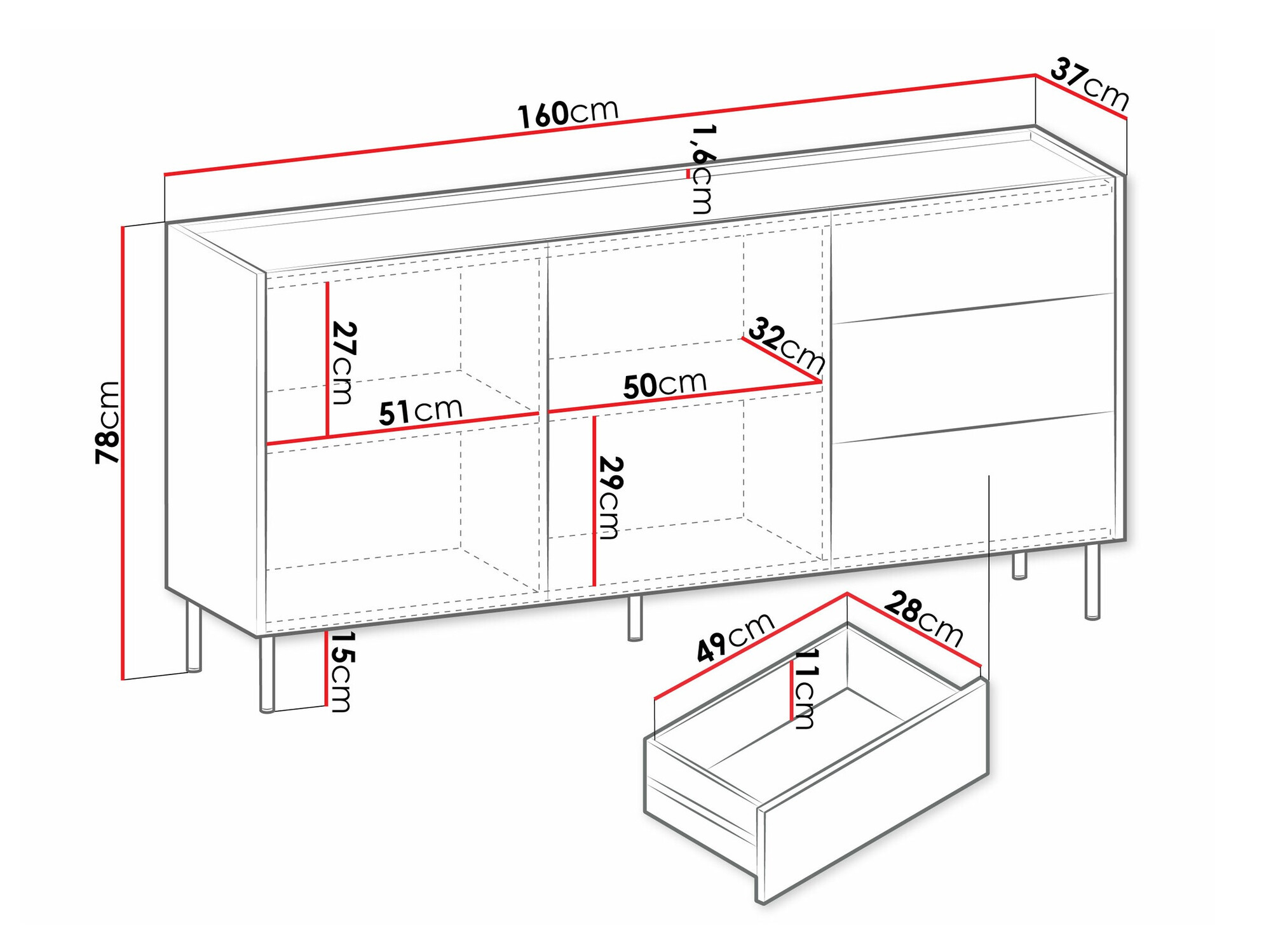 Komoda Comfivo Belviro