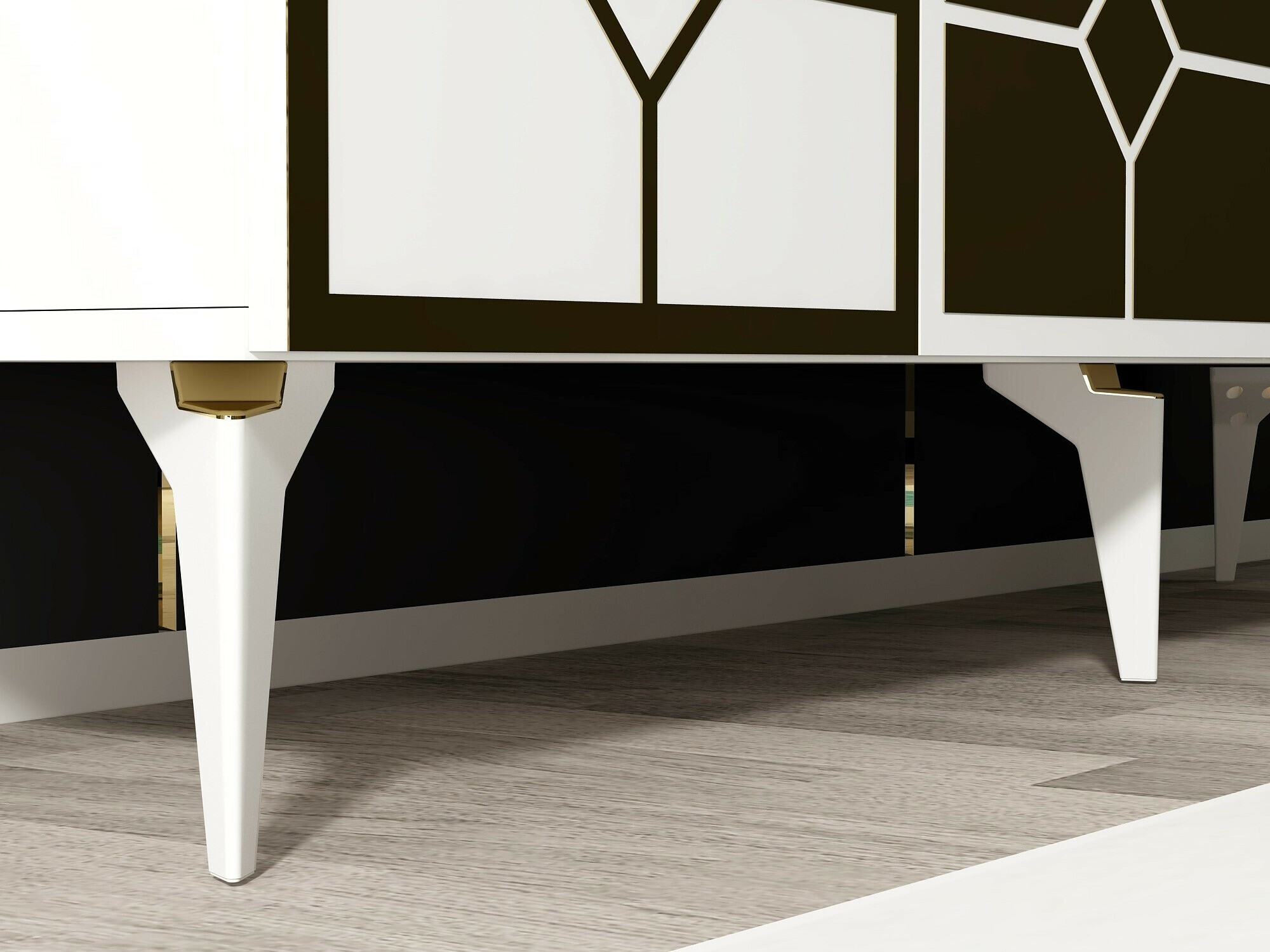 Ormarić Kailua 2403 (Bijela + Zlatna)