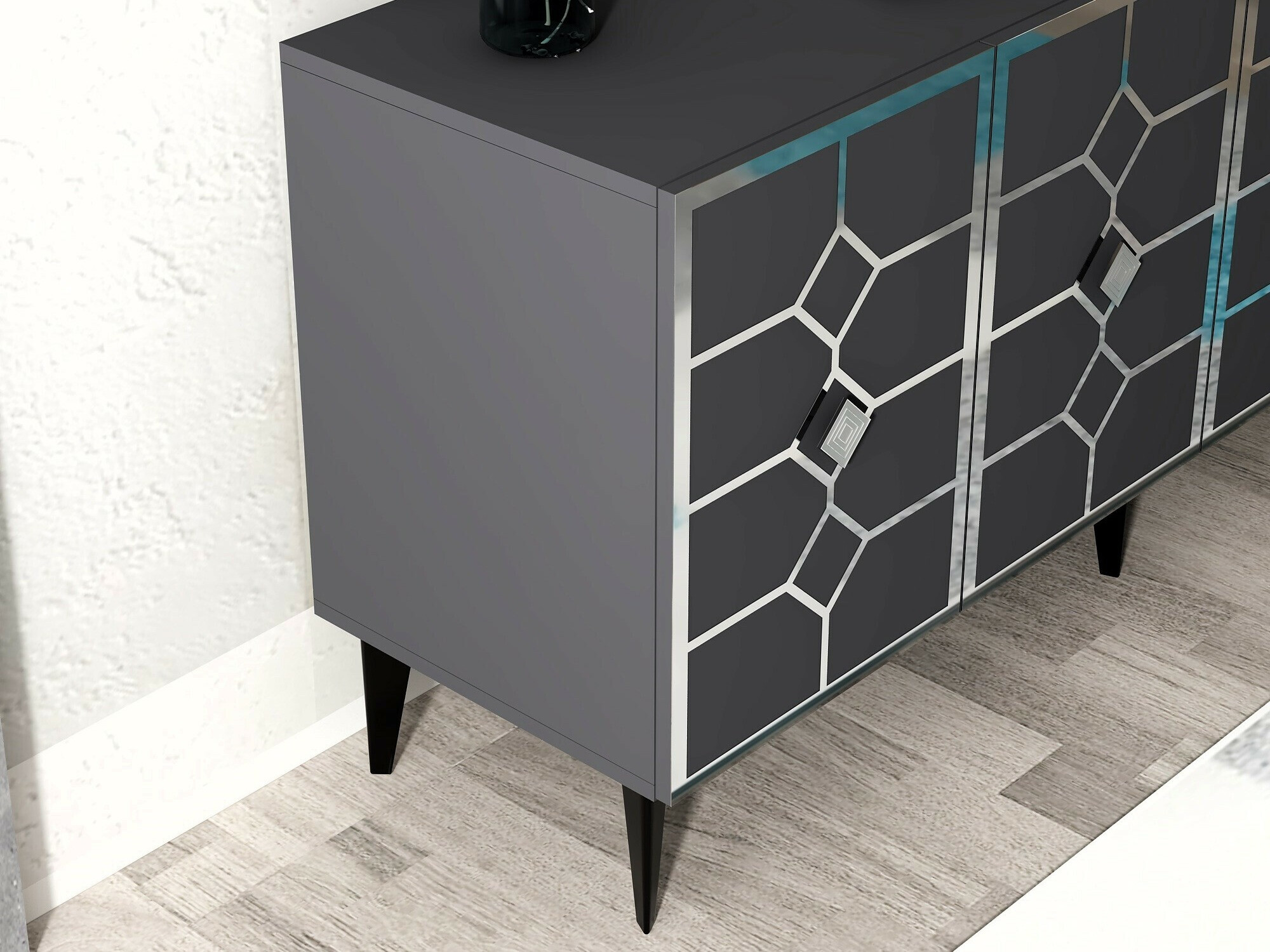 Ormarić Kailua 2404 (Antracit + Srebrna)