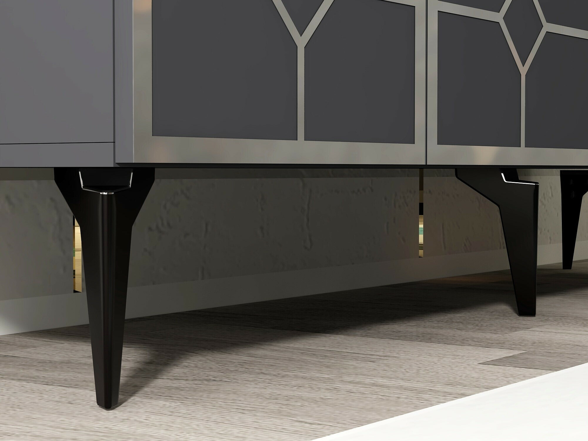 Ormarić Kailua 2404 (Antracit + Srebrna)