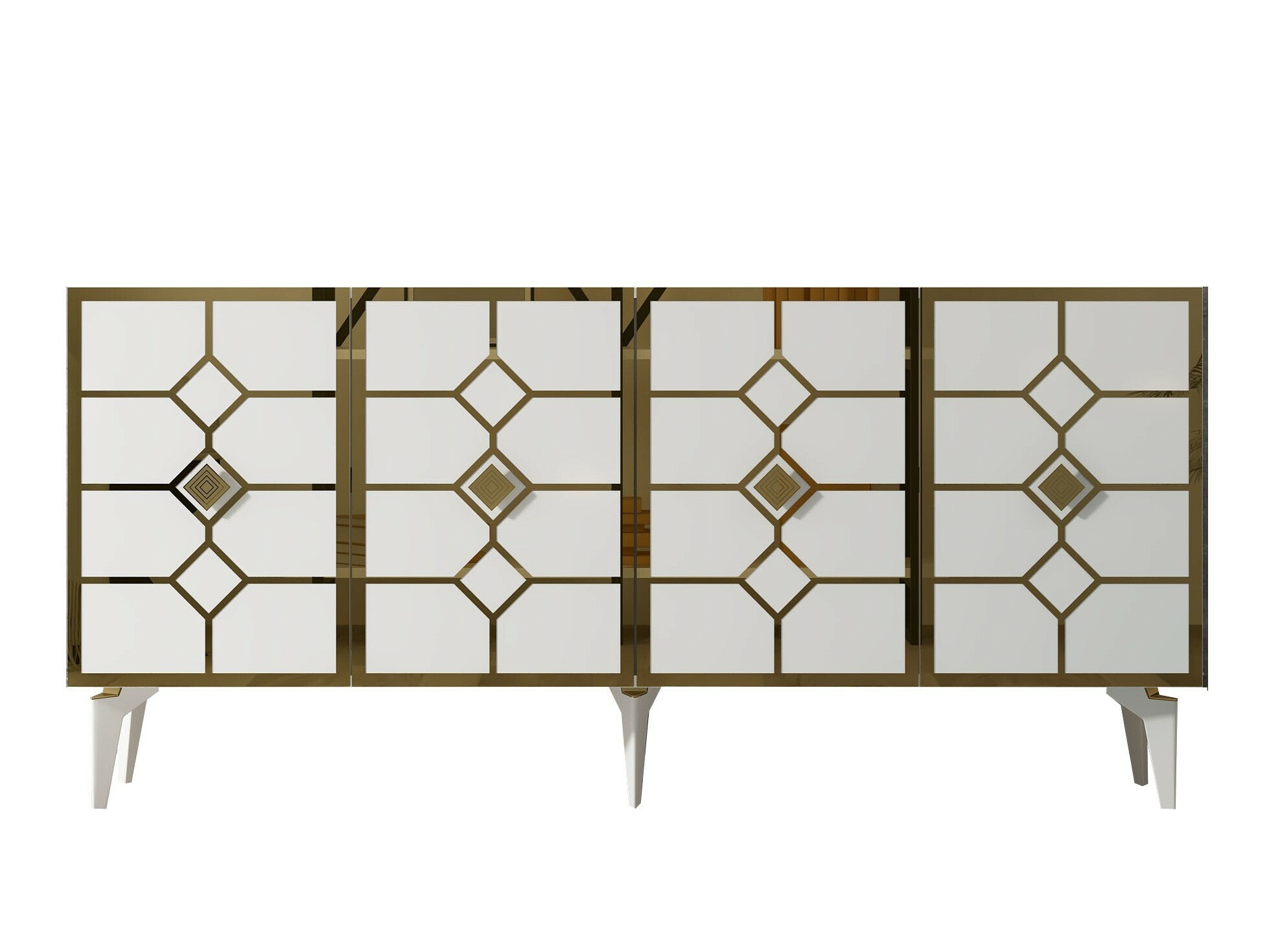 Ormarić Kailua 2404 (Bijela + Zlatna)