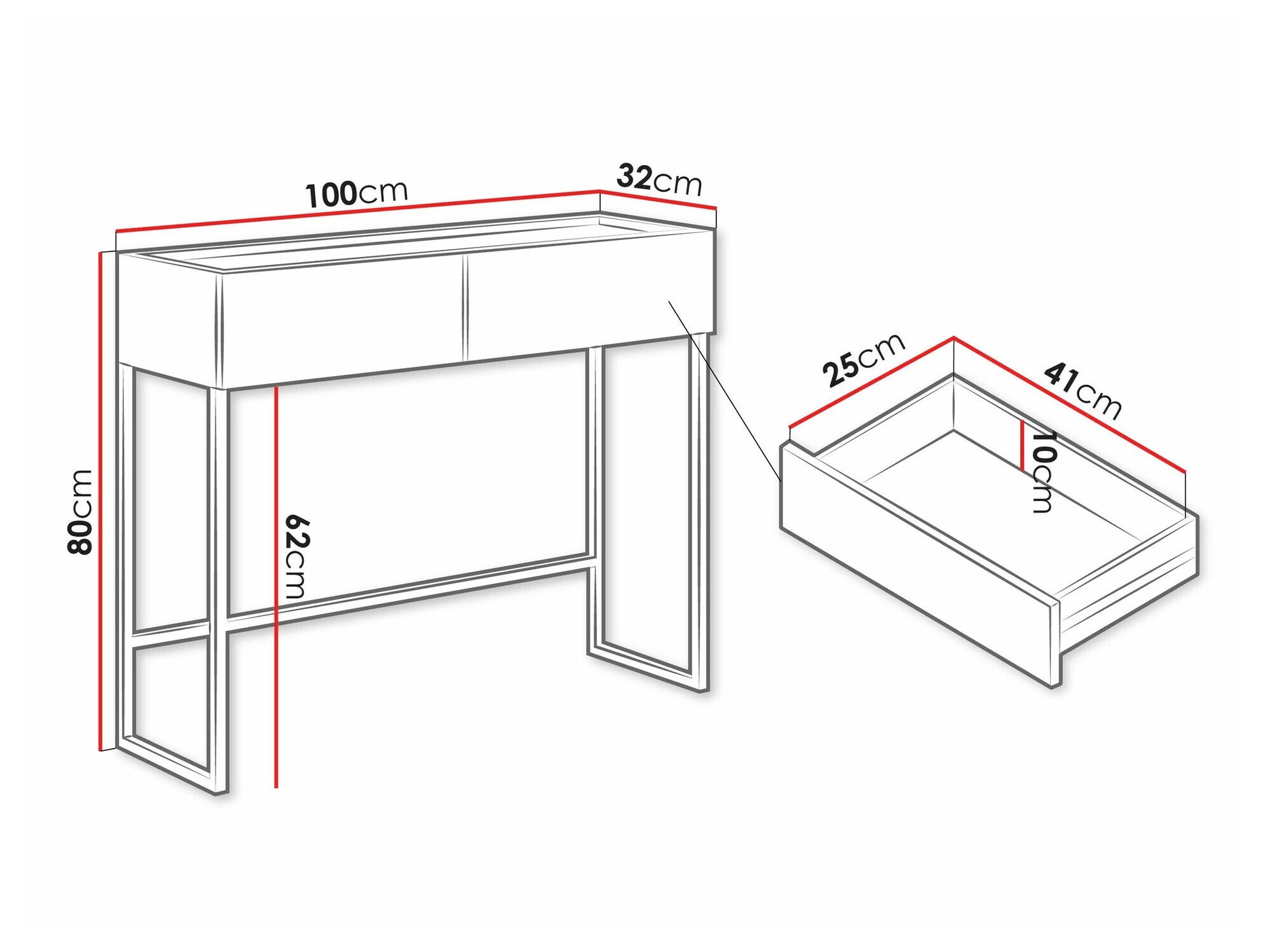 Konzola Lunole 103 (Kašmir)