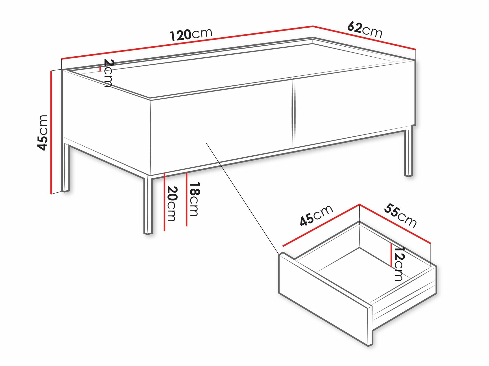 Stolić za kavu Lunole 104 (Kašmir)