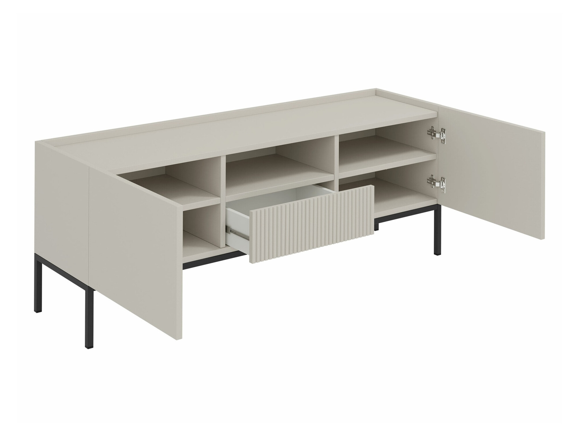 Dnevni boravak Lunole 110 (Artisan hrast + Crna)