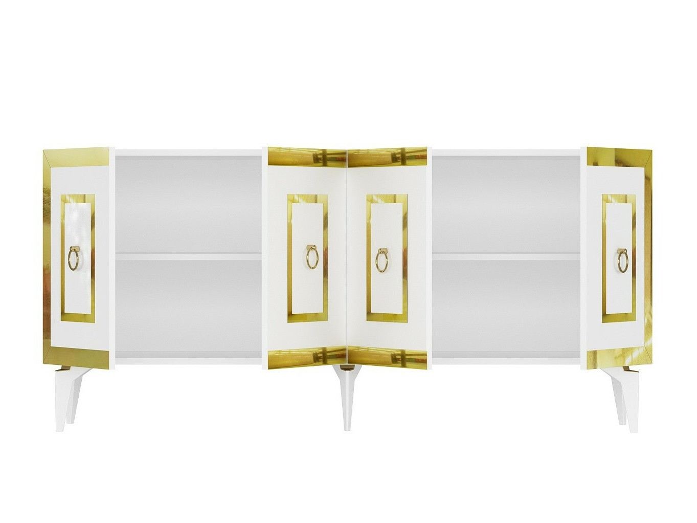 Ormarić Kailua 2408 (Bijela + Zlatna)