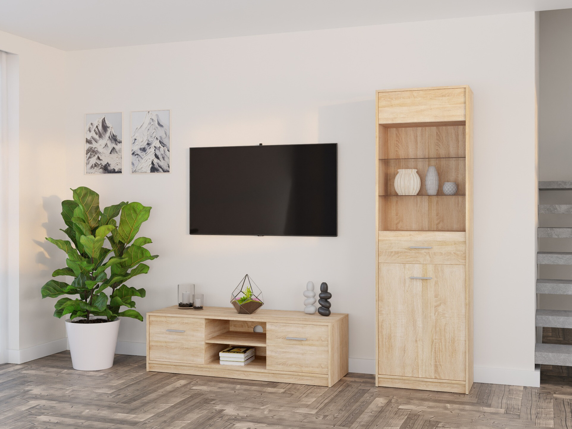 Dnevni boravak Novsore 161 (Sonoma hrast)