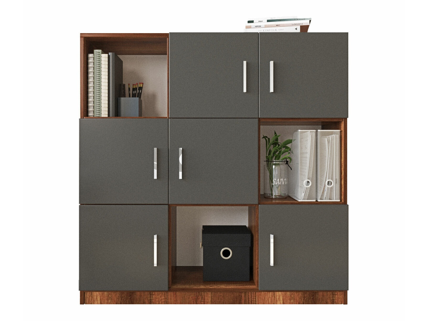 Ormarić Kailua 2422 (Antracit + Orah)