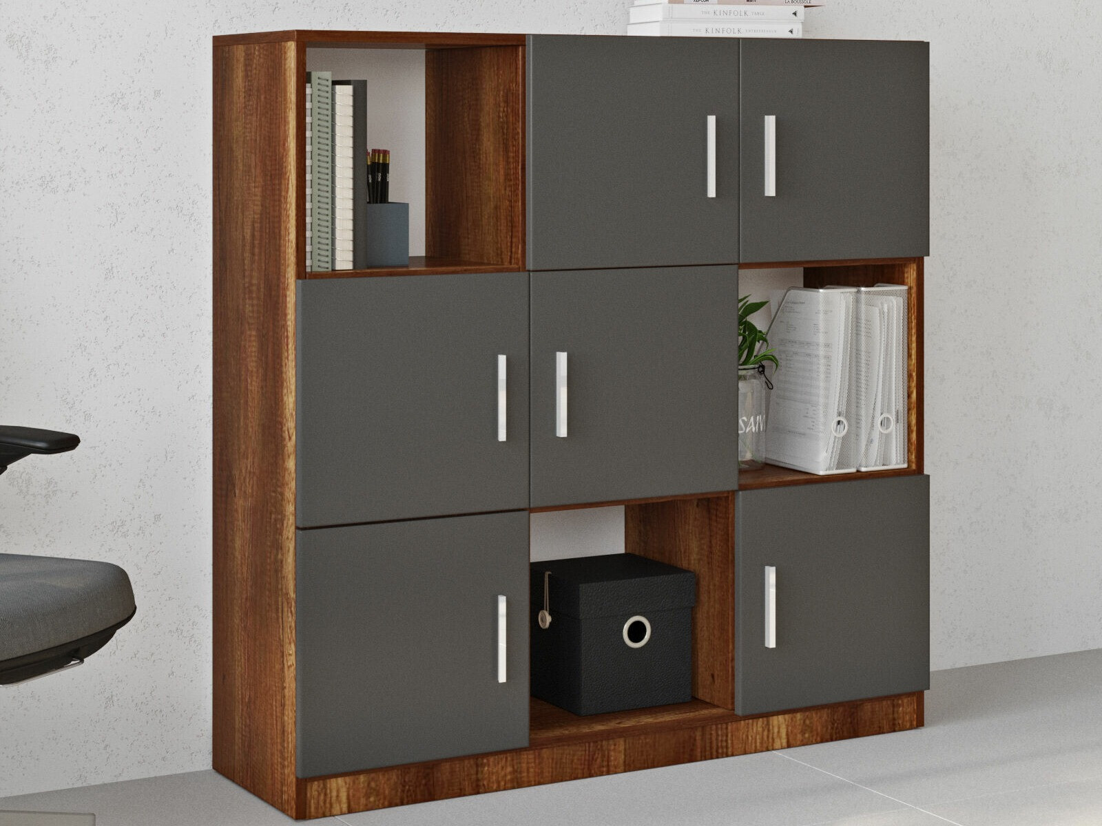 Ormarić Kailua 2422 (Antracit + Orah)