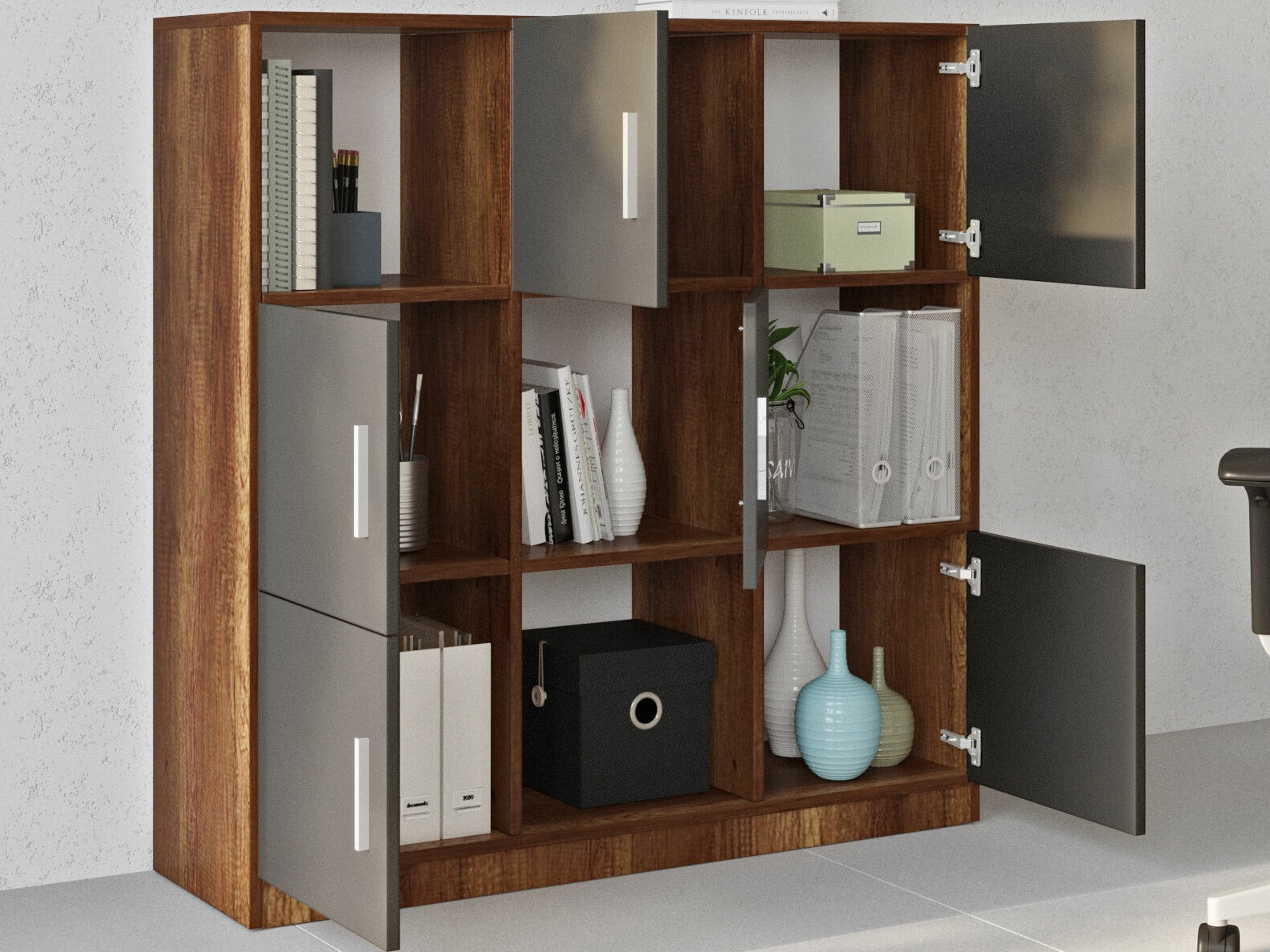 Ormarić Kailua 2422 (Antracit + Orah)