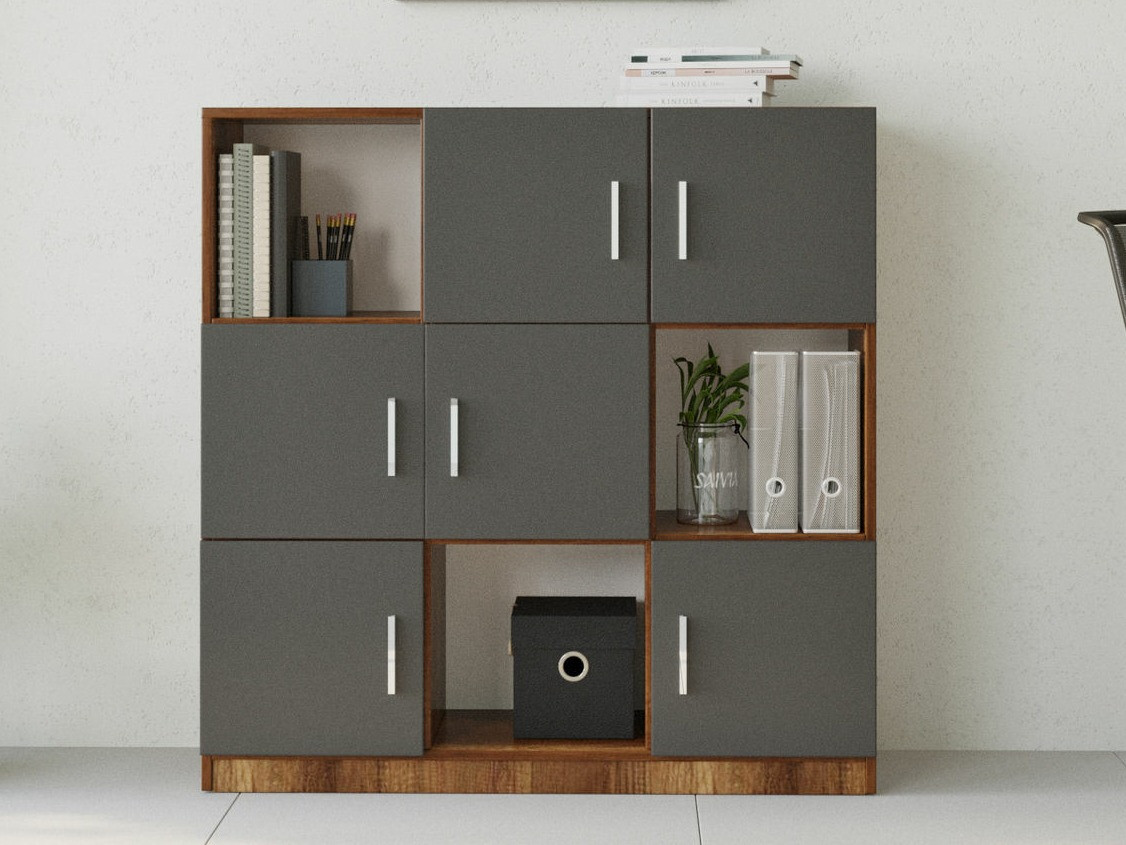 Ormarić Kailua 2422 (Antracit + Orah)