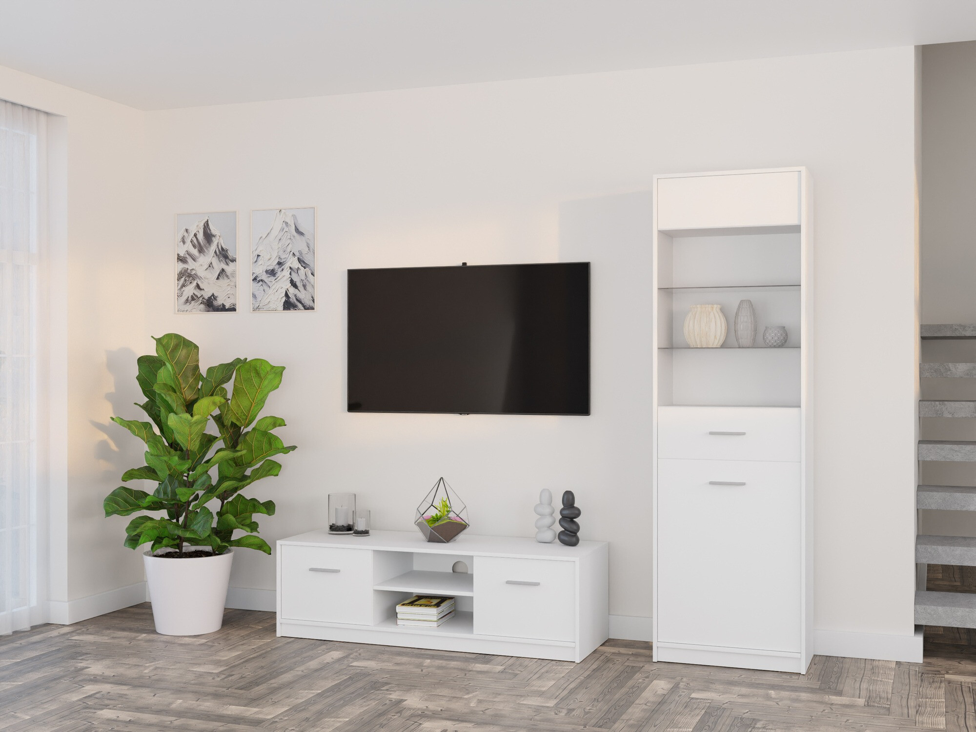 Set za dnevni boravak Novsore 161 (Bijela)