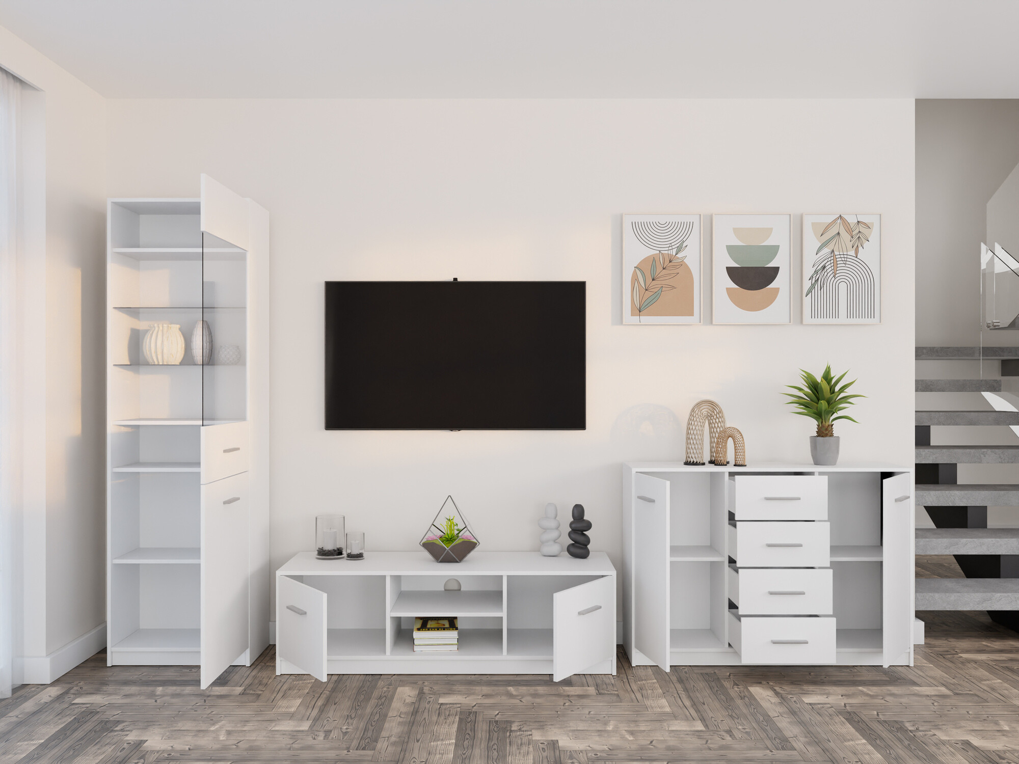 Set za dnevni boravak Novsore 162 (Bijela)