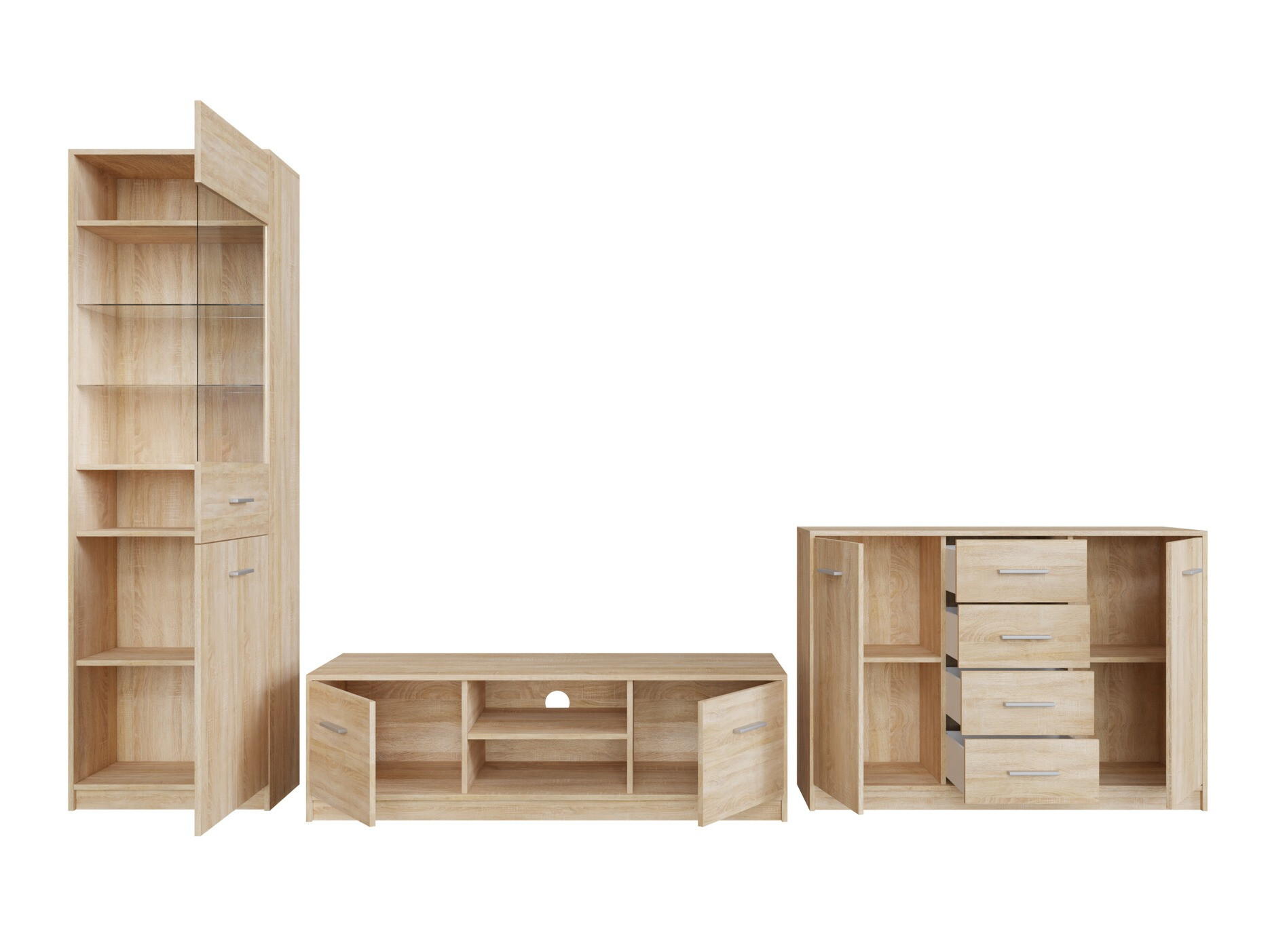 Set za dnevni boravak Novsore 162 (Sonoma hrast)