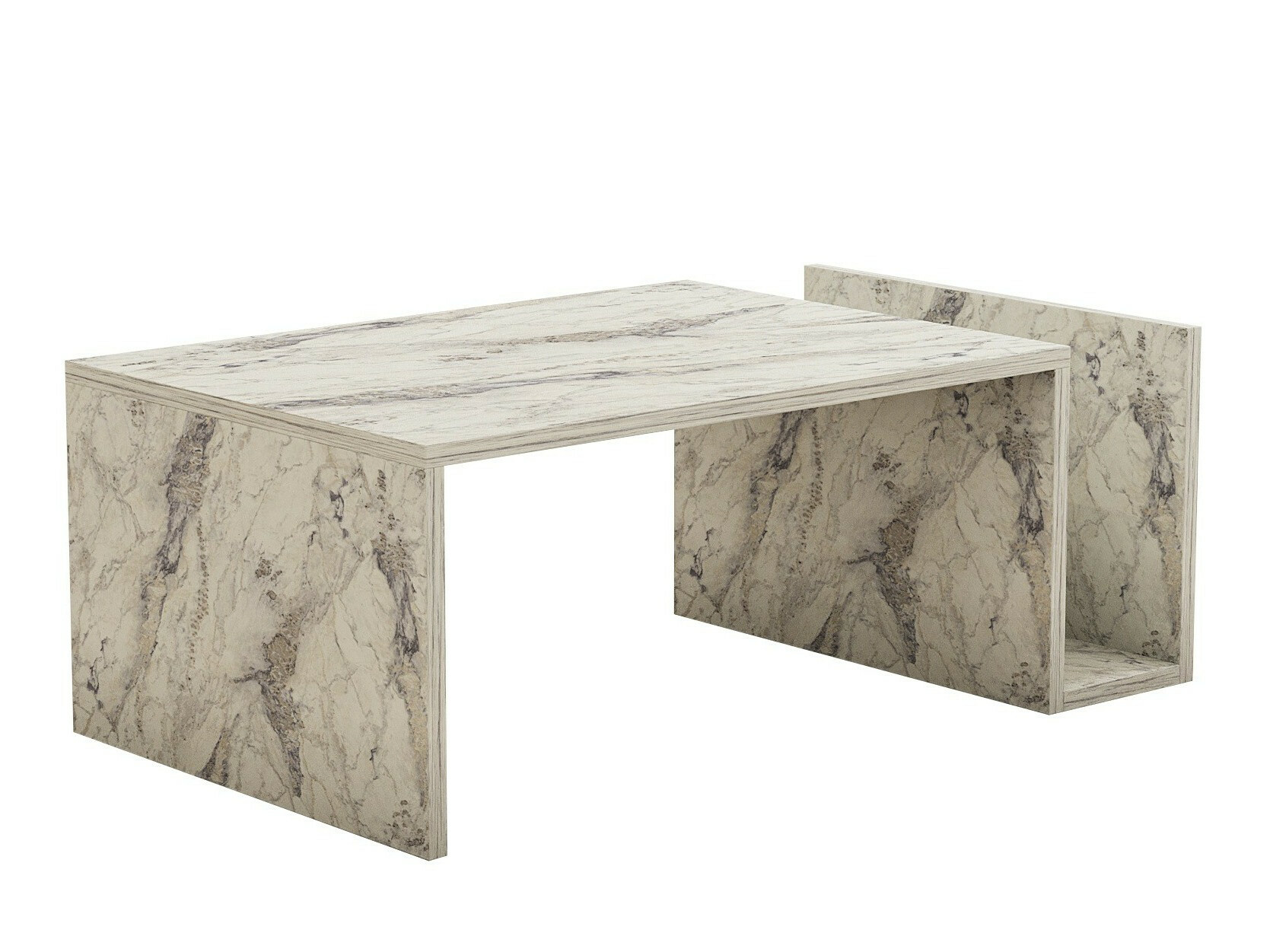 Stolić za kavu Kailua 2434 (Bijeli mramor)