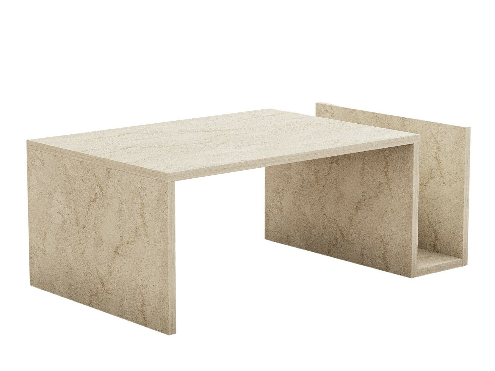 Stolić za kavu Kailua 2434 (Svijetli travertin)