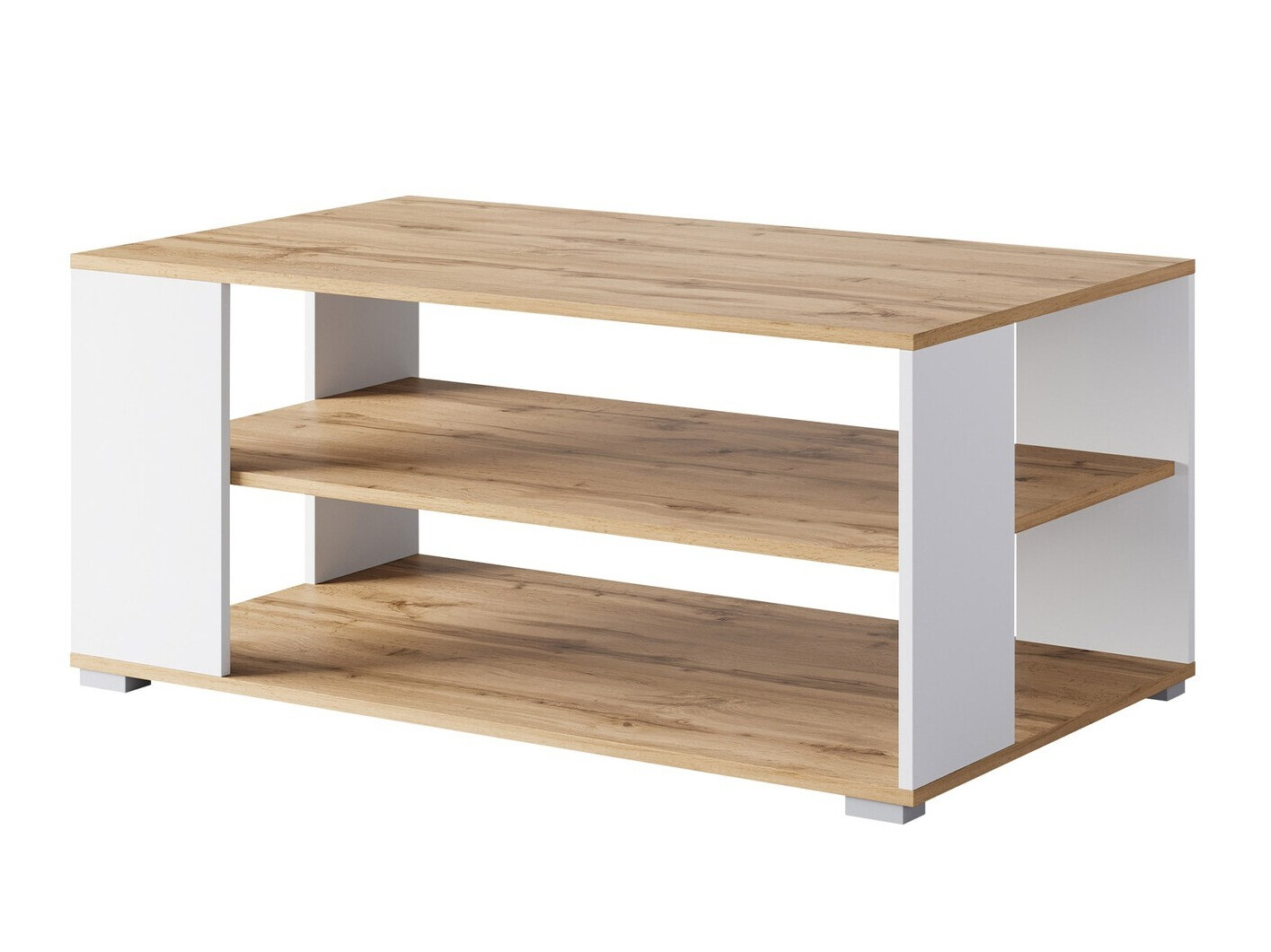 Stolić za kavu Sarasota 187 (Hrast Wotan + Bijela)