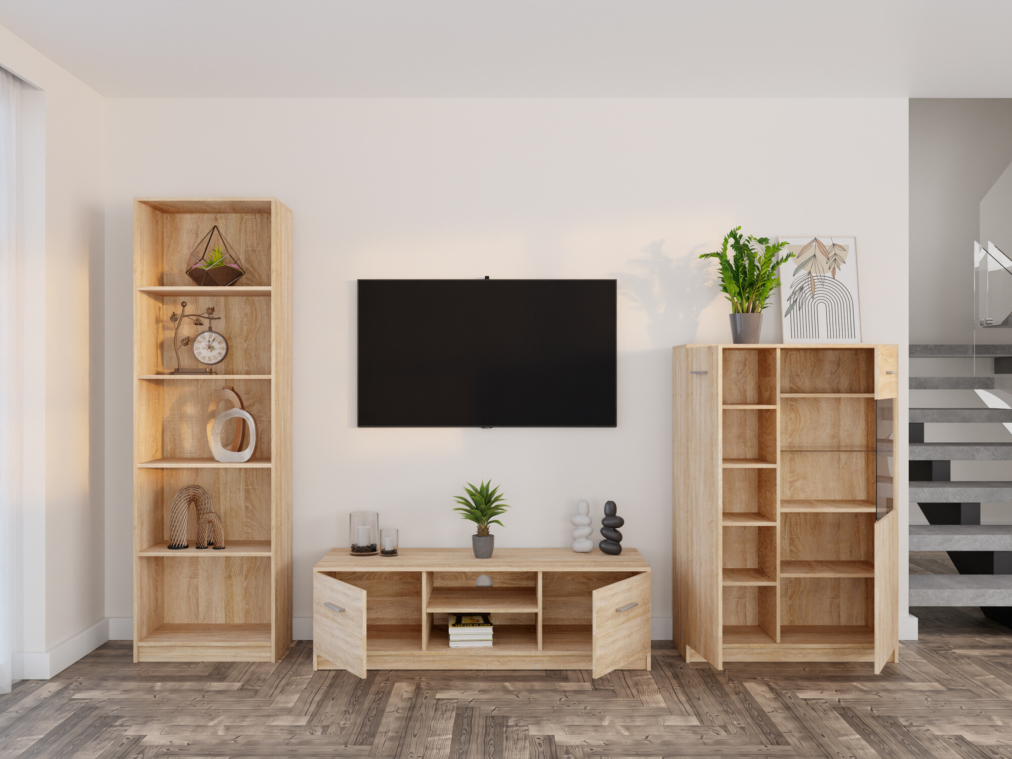 Set za dnevni boravak Novsore 164 (Sonoma hrast)