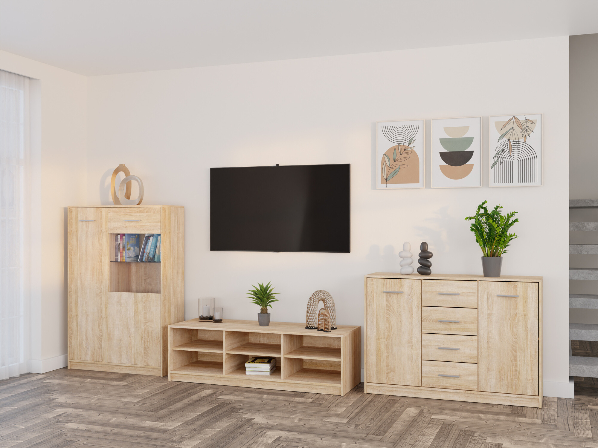 Set za dnevni boravak Novsore 165 (Sonoma hrast)