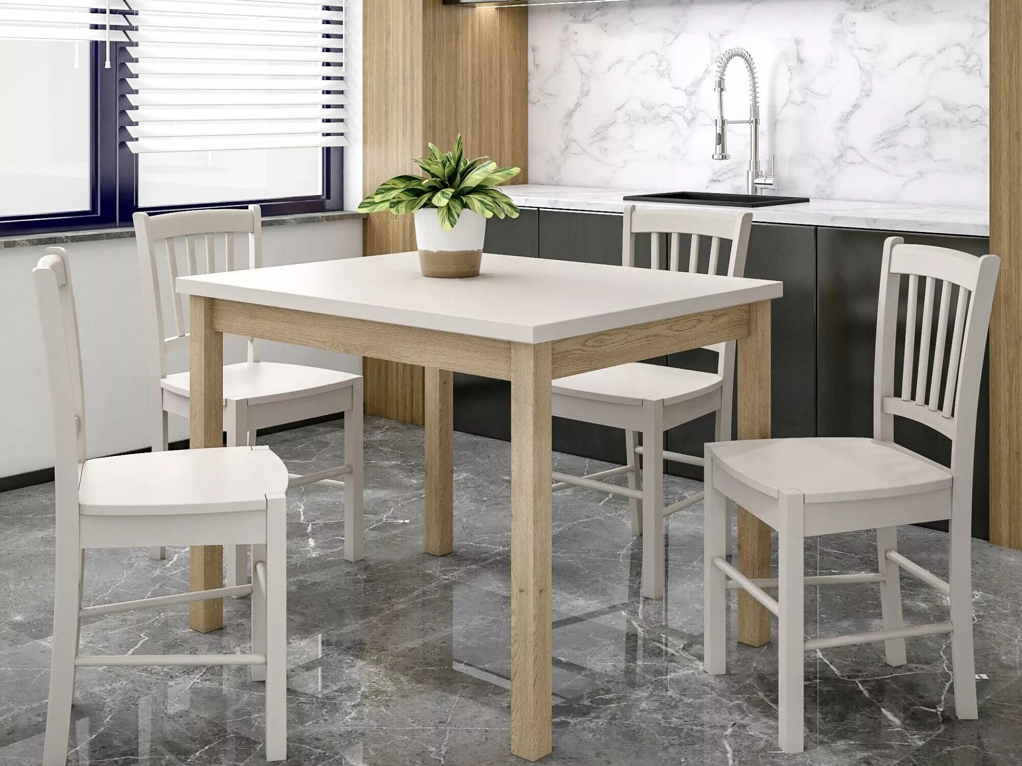 Stol Detroit 705 (Kašmir + Hrast)