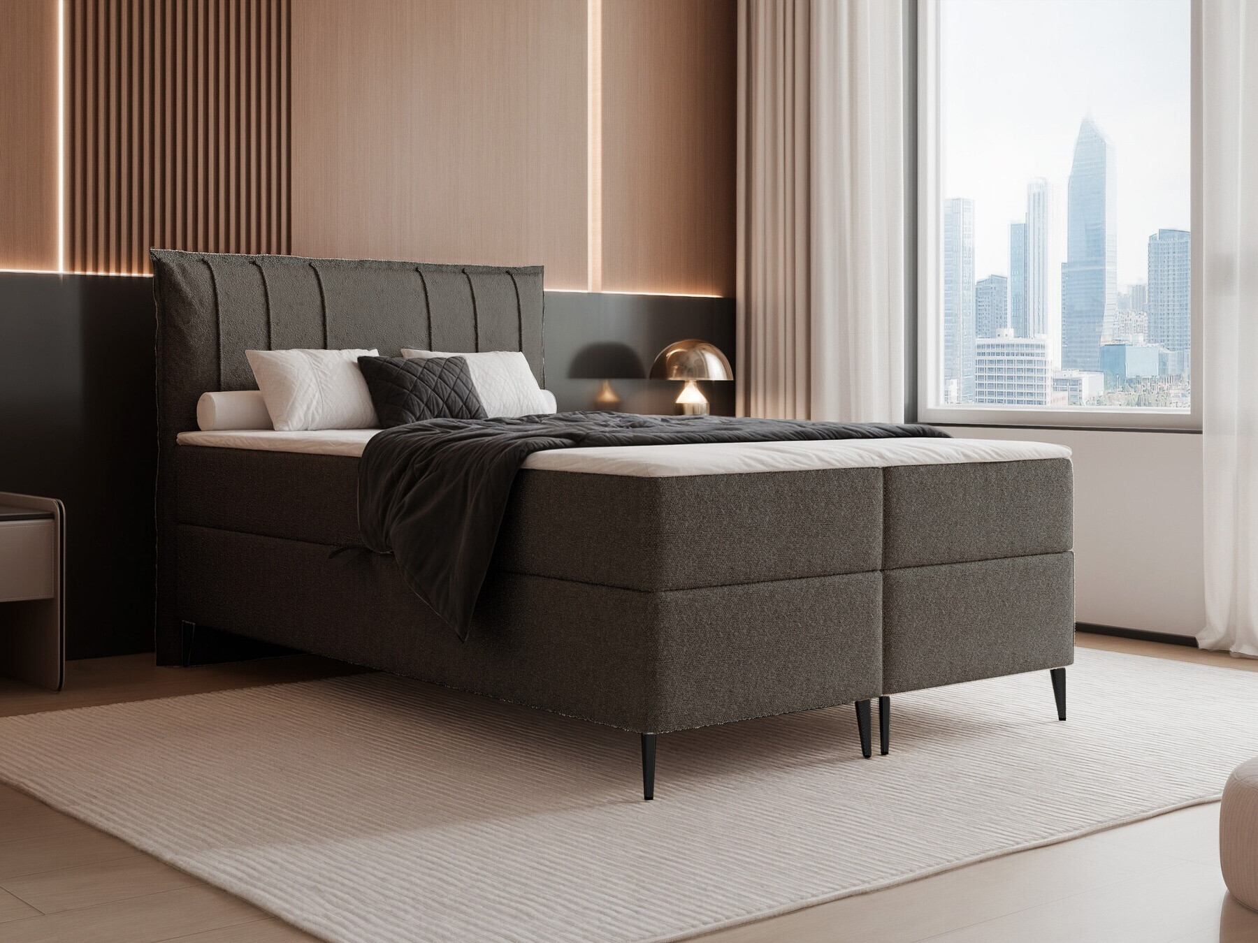 Boxspring krevet Martinez 105 (Legend 04)