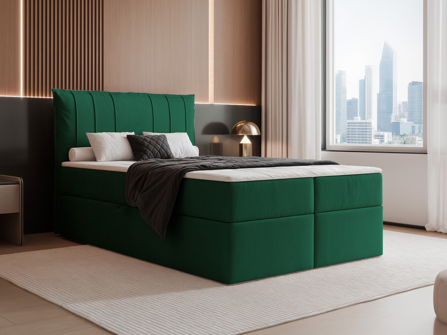 Boxspring krevet Martinez 107 (Magic Velvet 2225)