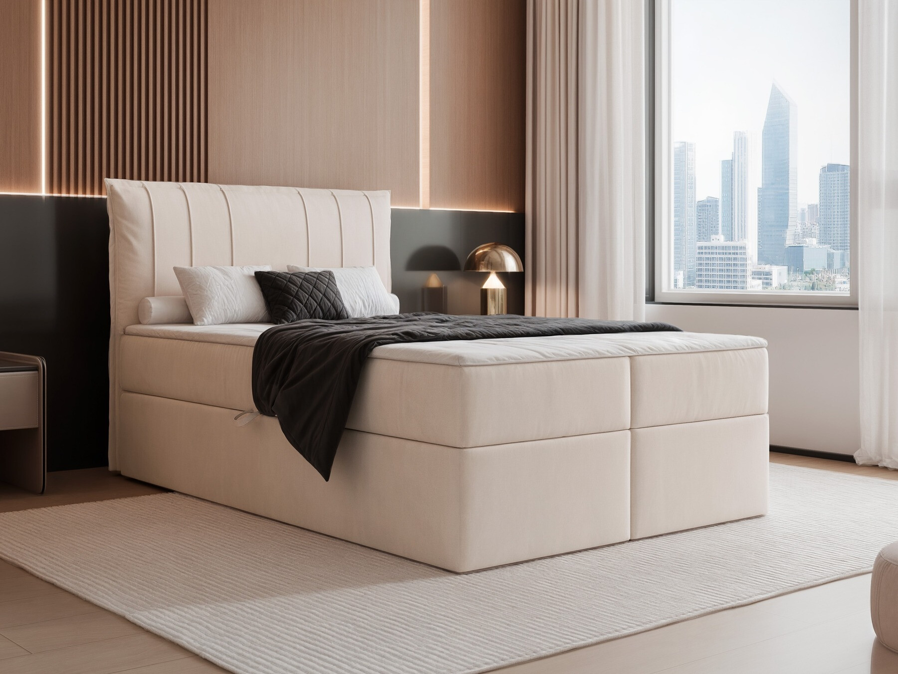 Boxspring krevet Martinez 107 (Magic Velvet 2256)