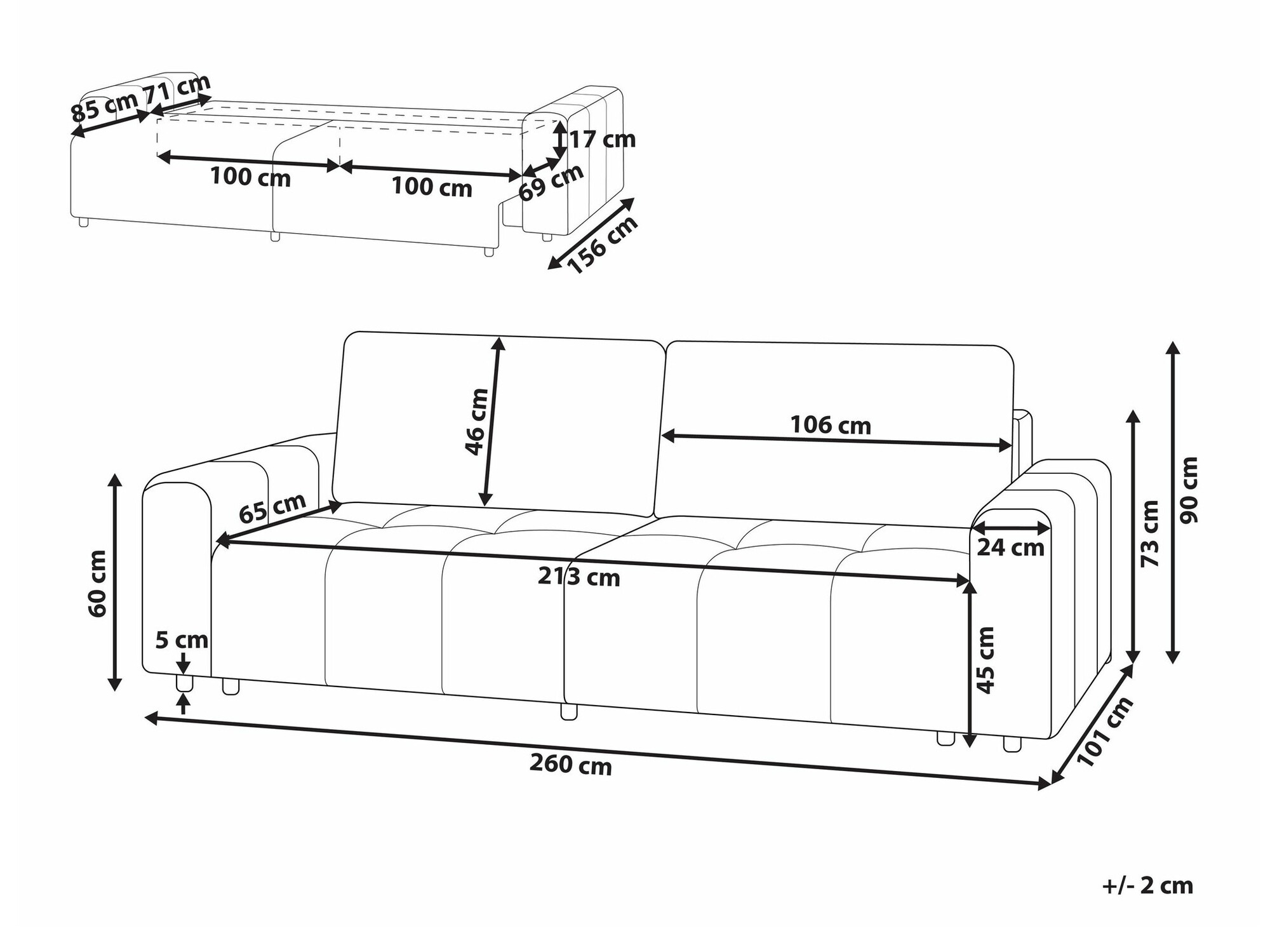 Kauč na razvlačenje Mirtivi 100 (Zelena)