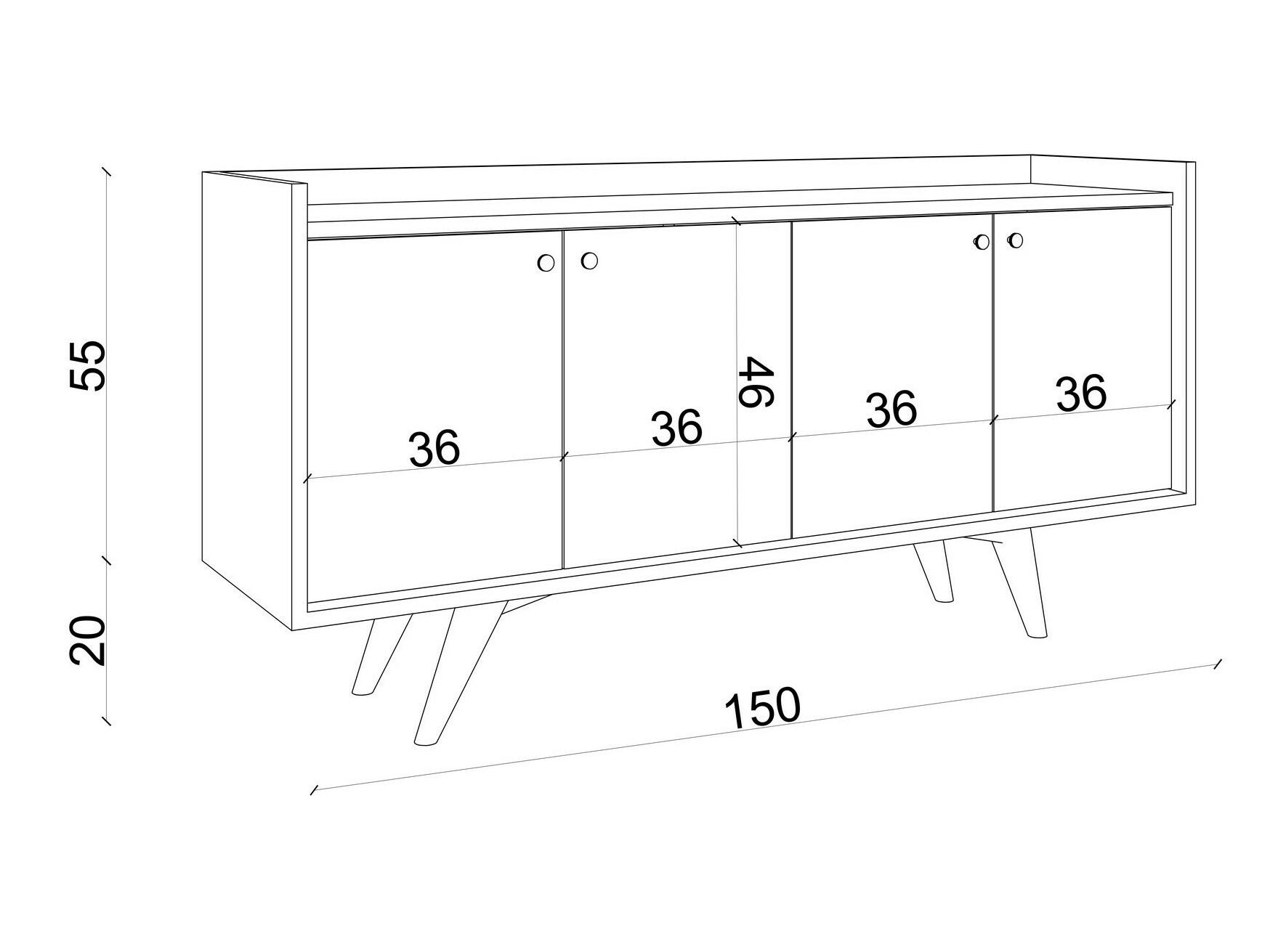 Ormarić Kailua 2451