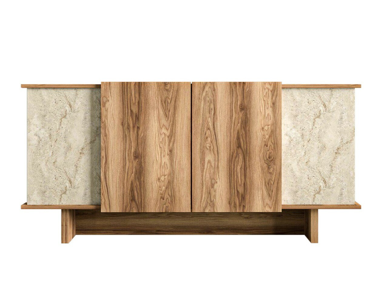 Ormarić Kailua 2453 (Svijetla Travertine + Orah)